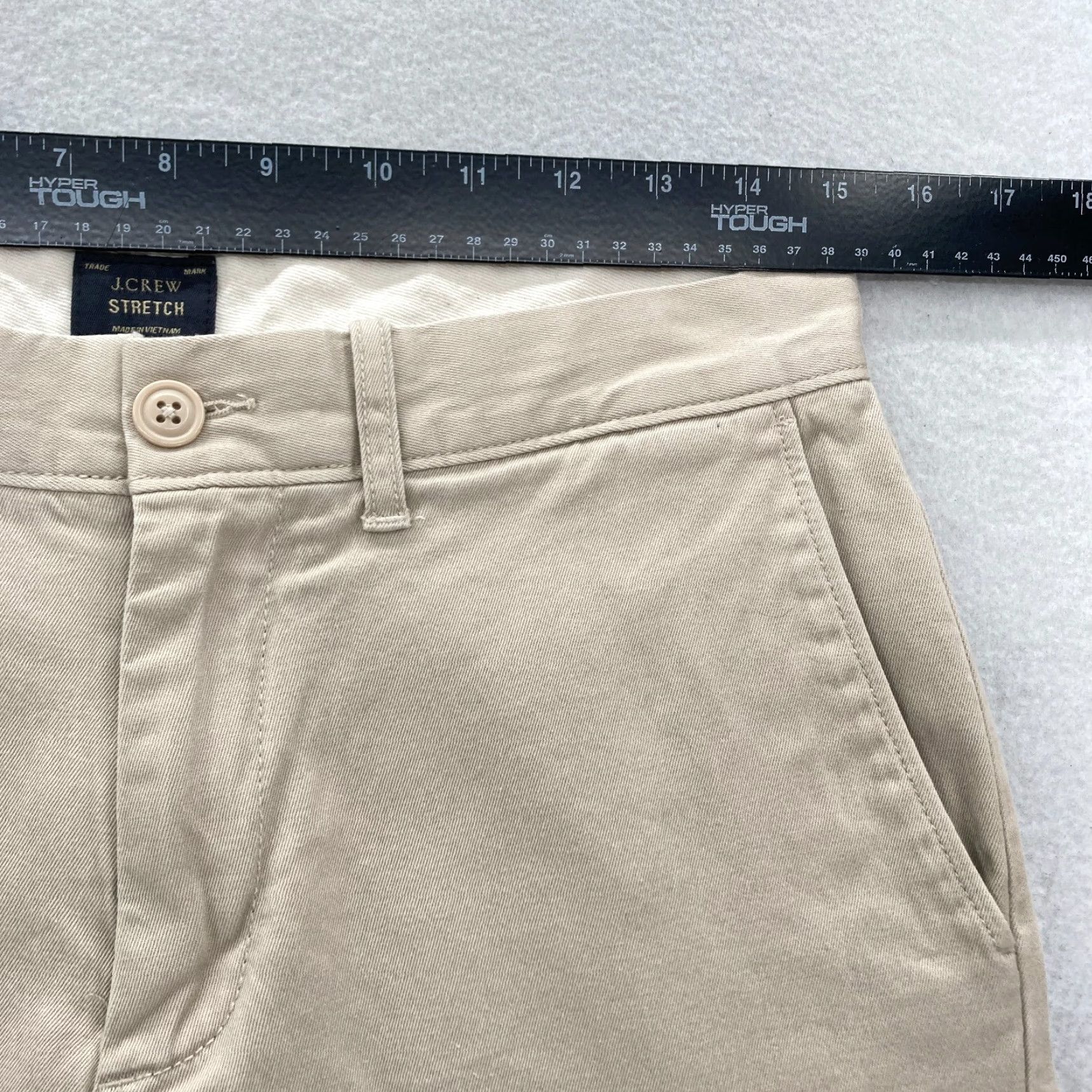 J.Crew J.Crew 484 Chino Pants Mens 30x32 Slim Straight Beige Stretch Preppy Travel Shirt? Size US 30 / EU 46 - 7 Thumbnail