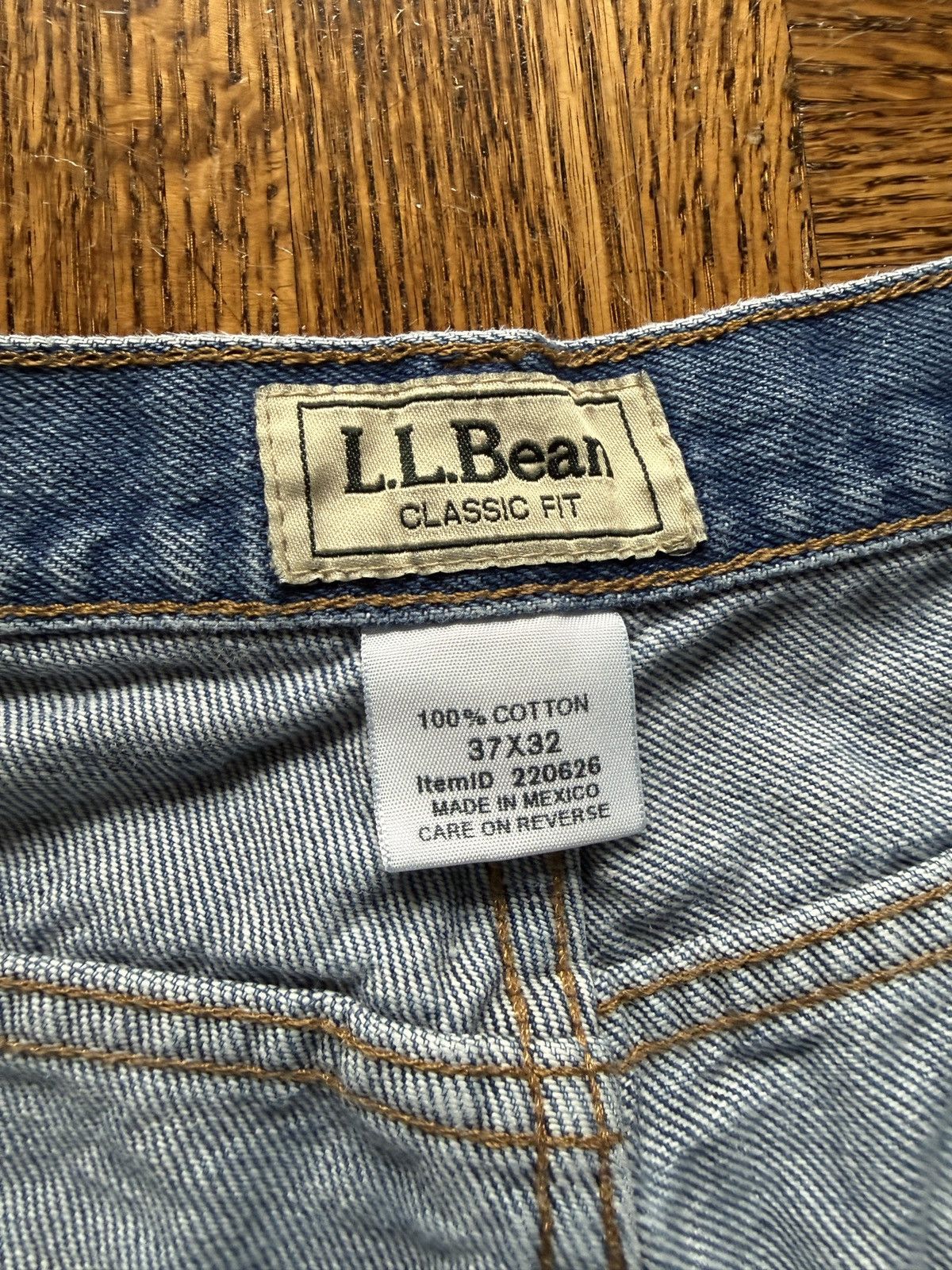 L.L. Bean Vintage L.L. Bean Classic Fit Denim Jeans Size US 37 - 3 Thumbnail