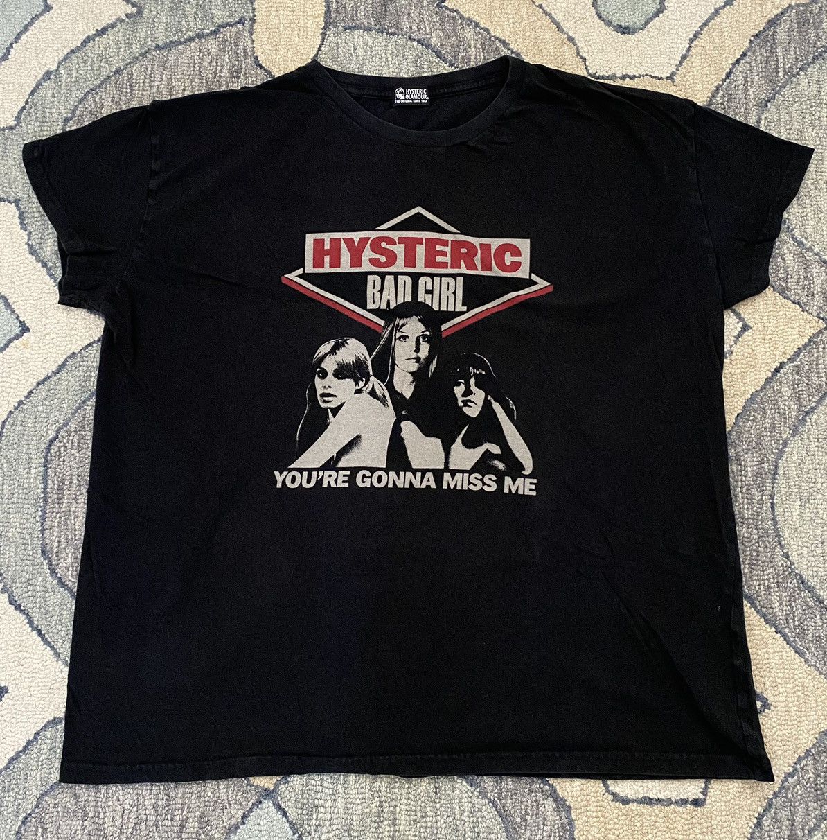 Hysteric Glamour HYSTERIC GLAMOUR ROCK TEES BAD GIRL YOU’RE GONNA MISS ME Size US XL / EU 56 / 4 - 1 Thumbnail