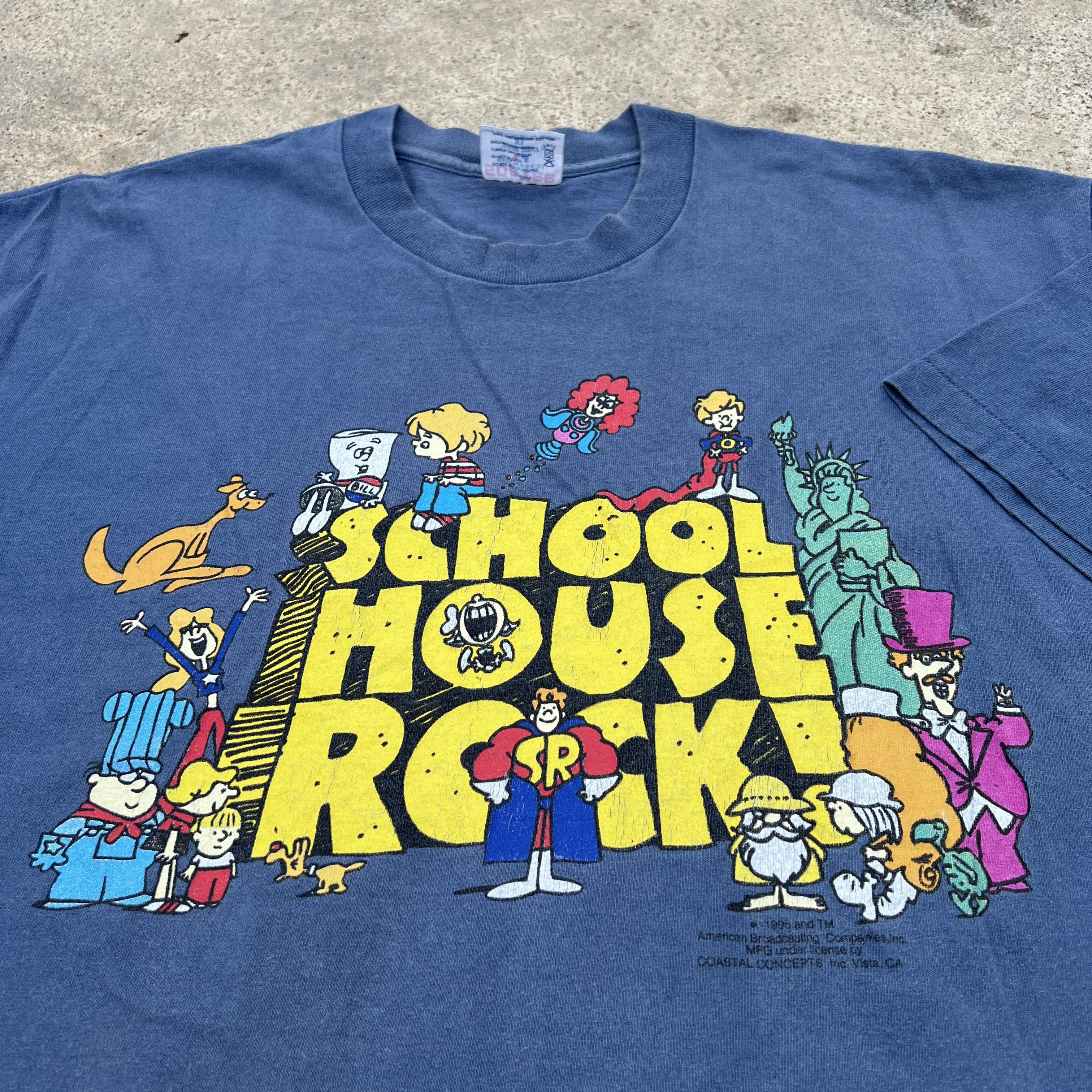 Cartoon Network × Vintage Vintage 90s School House Rock comic funny Tee XL Faded Size US XL / EU 56 / 4 - 1 Thumbnail