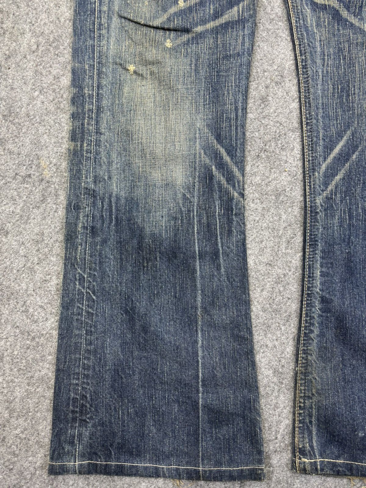 Edwin 💥Flare💥Vintage Edwin 503 Sick Fades Flare Denim F926 Size US 32 / EU 48 - 5 Thumbnail