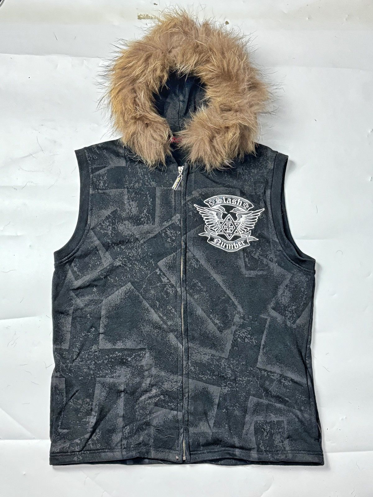 Beauty Beast × Hysteric Glamour × Japanese Brand FUR CROSSES SLASH NUMBER HOODIE LGB STYLE Size US L / EU 52-54 / 3 - 1 Thumbnail