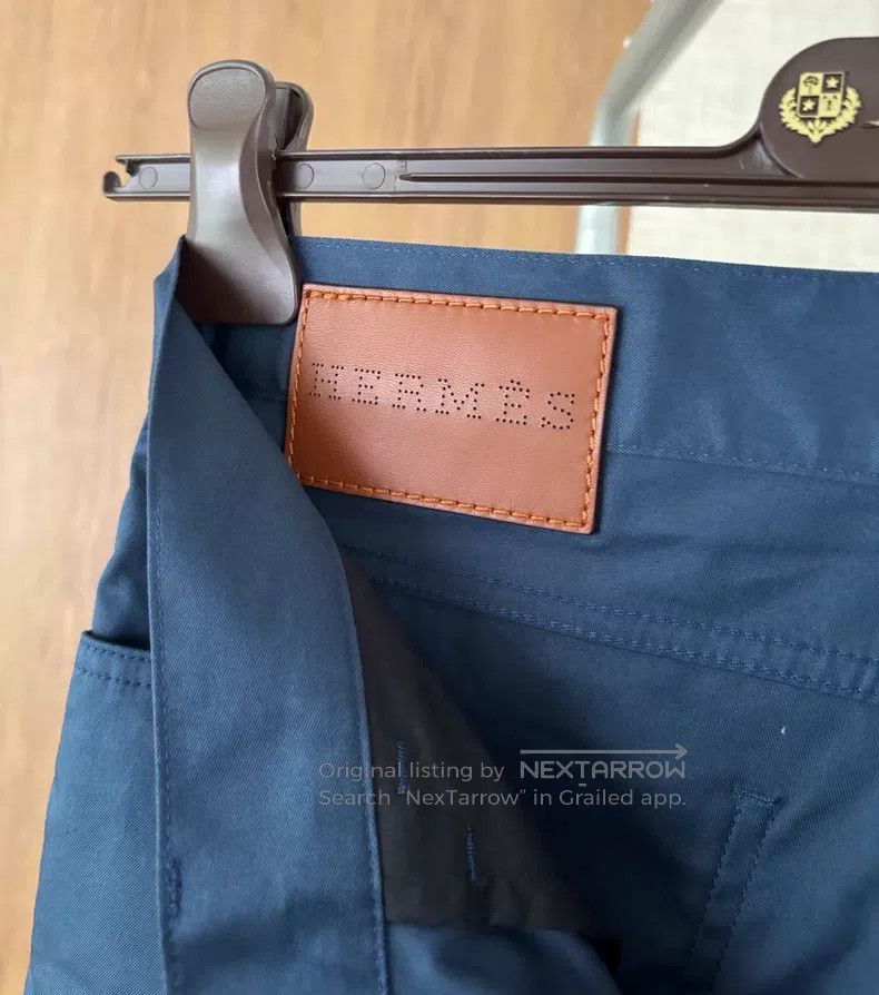 Hermes Hermes Elastic cotton twill jeans Size US 40 / EU 56 - 4 Thumbnail