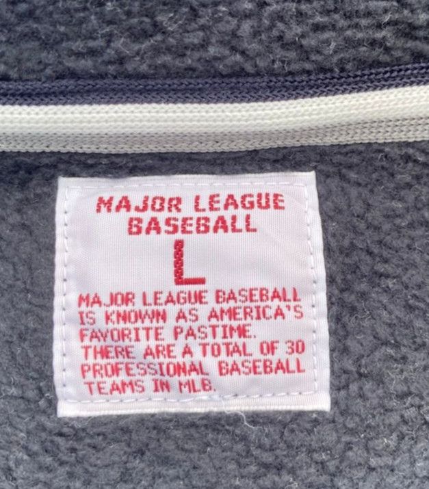 MLB Vintage Major League Baseball Yankees New York Fleece Jacket Size US L / EU 52-54 / 3 - 8 Thumbnail