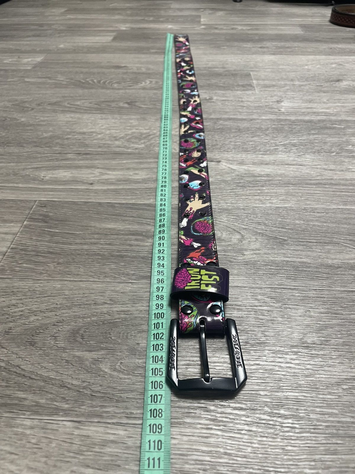 Iron Fist Iron Fist Colorful Horror Print Rhinestones Belt Punk Y2K Size ONE SIZE - 21 Thumbnail