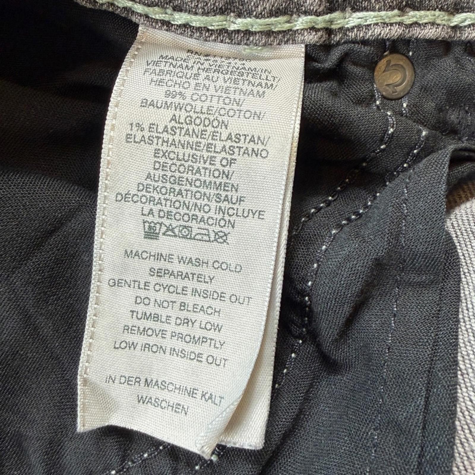 True Religion True Religion Geno Jeans Relaxed Slim Grey Super T Stitch Size US 40 / EU 56 - 7 Thumbnail