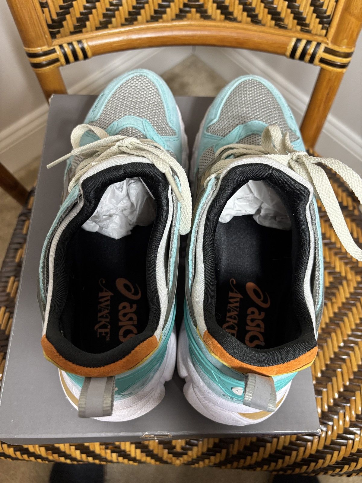 Asics × Awake NY ASICS Gel Kayano 21 Awake NY Aqua Size 9.5 Size US 9.5 / EU 42-43 - 7 Thumbnail