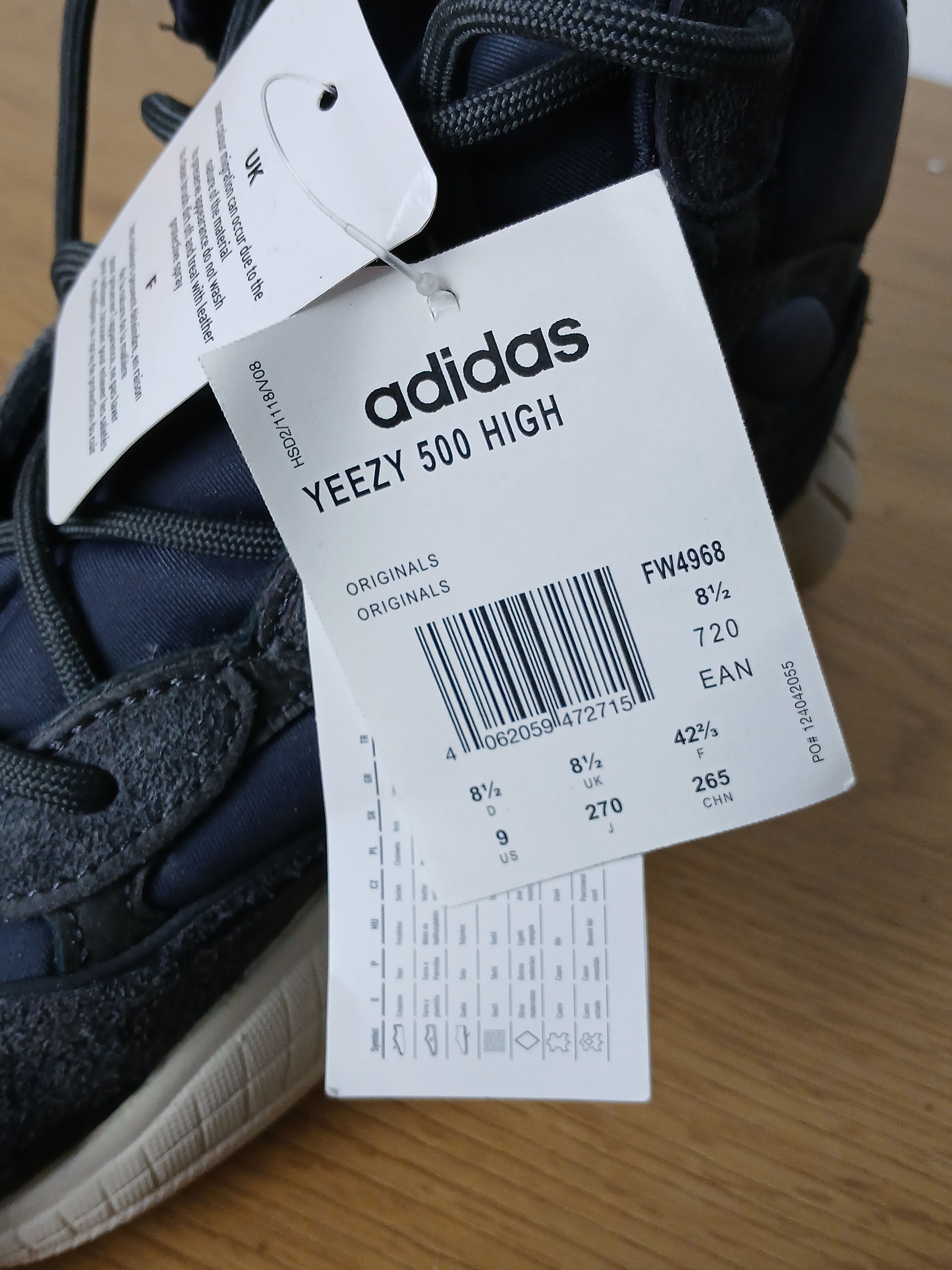 Adidas Adidas Yeezy 500 High Sneakers Size US 9 / EU 42 - 11 Thumbnail
