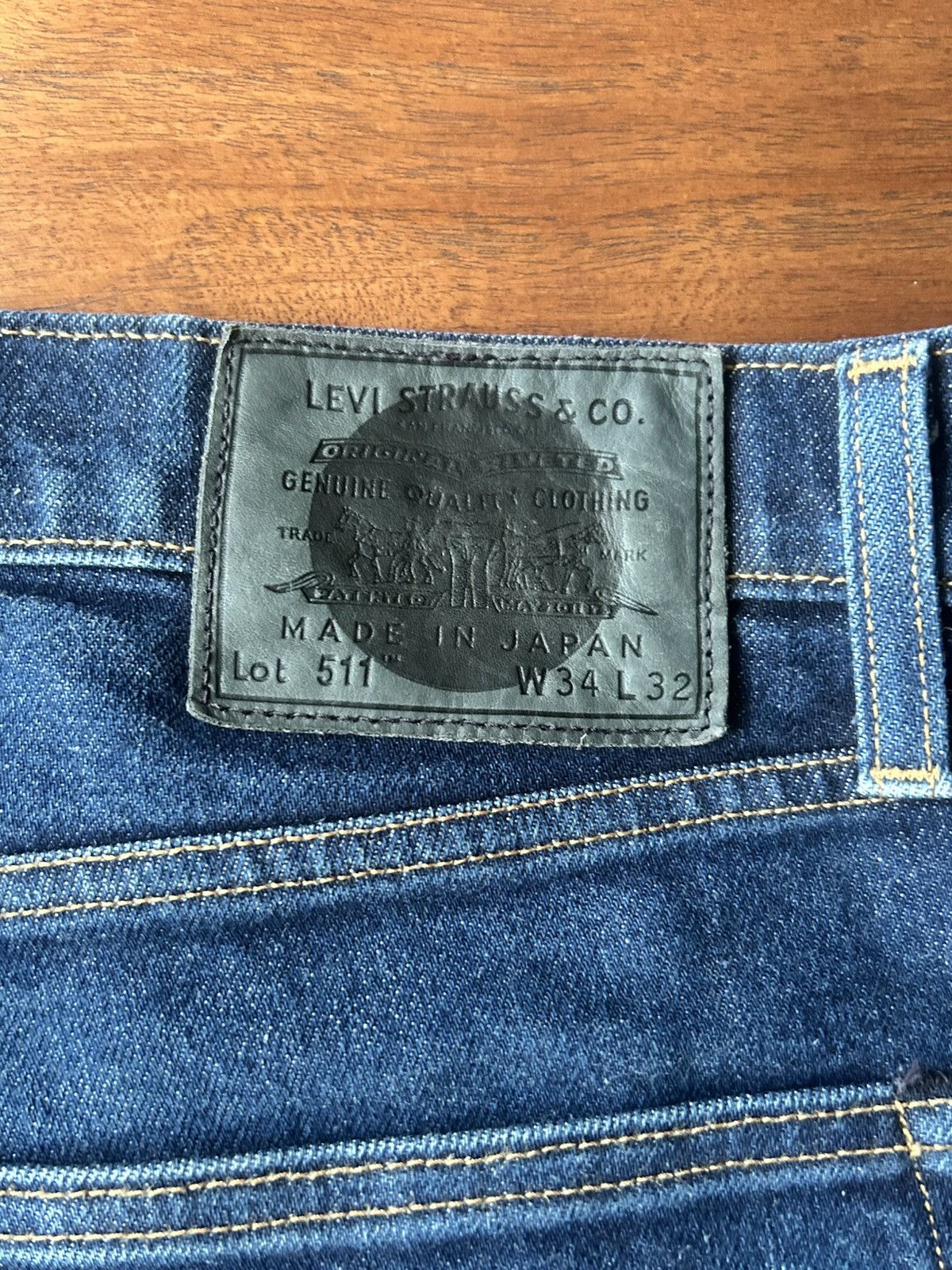 Levi's Levis Blue Tab 511 Selvedge Denim size 34 Size US 34 / EU 50 - 4 Thumbnail