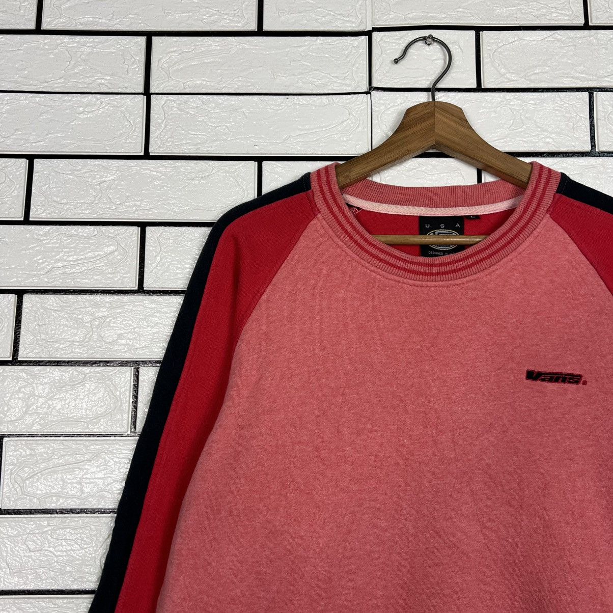 Vans Vintage VANS Embroidered Logo Crewneck Sweatshirt #4080-C185 Size US L / EU 52-54 / 3 - 3 Thumbnail