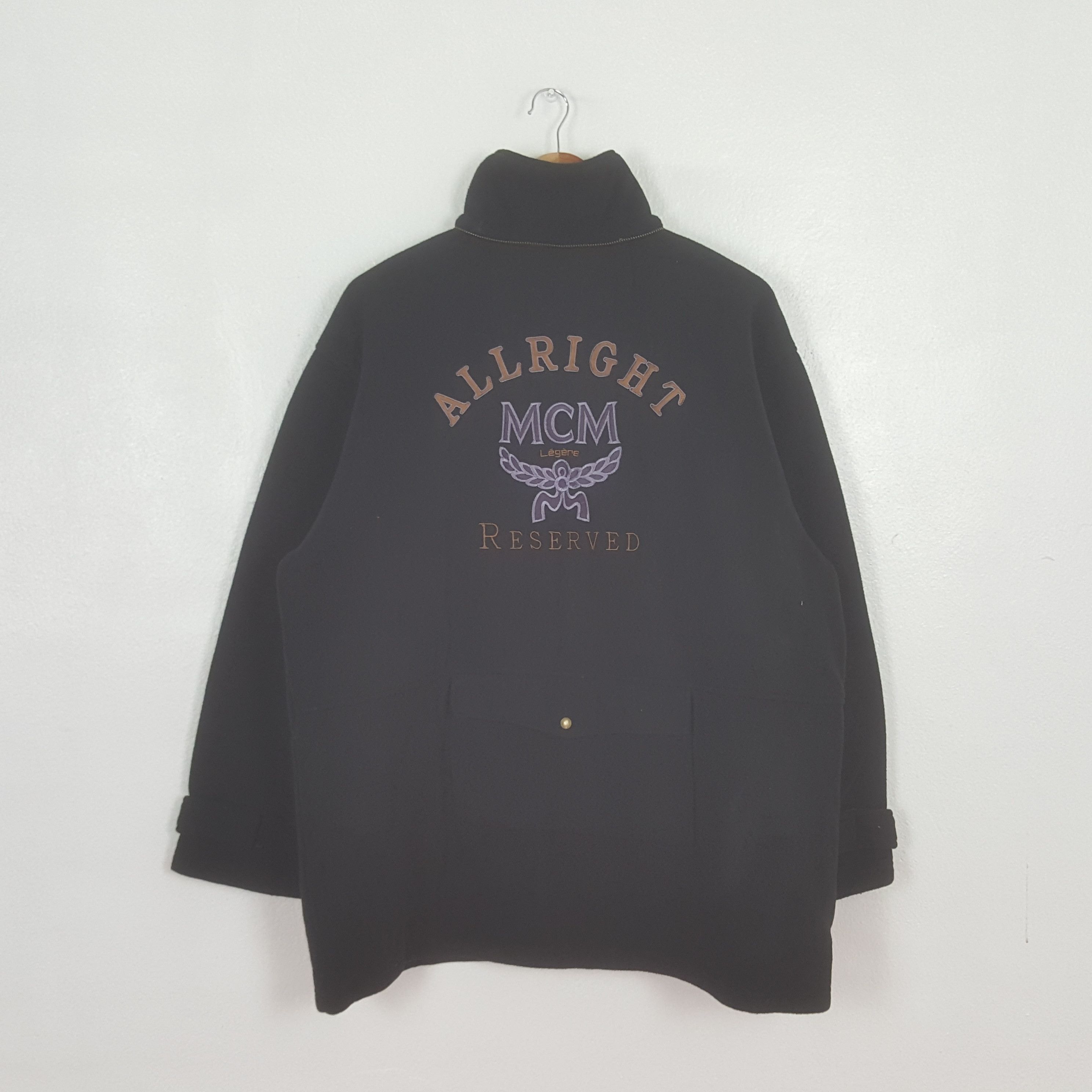 MCM Vintage MCM Designer Brand Fleece Jacket C317N19 Size US XL / EU 56 / 4 - 1 Thumbnail