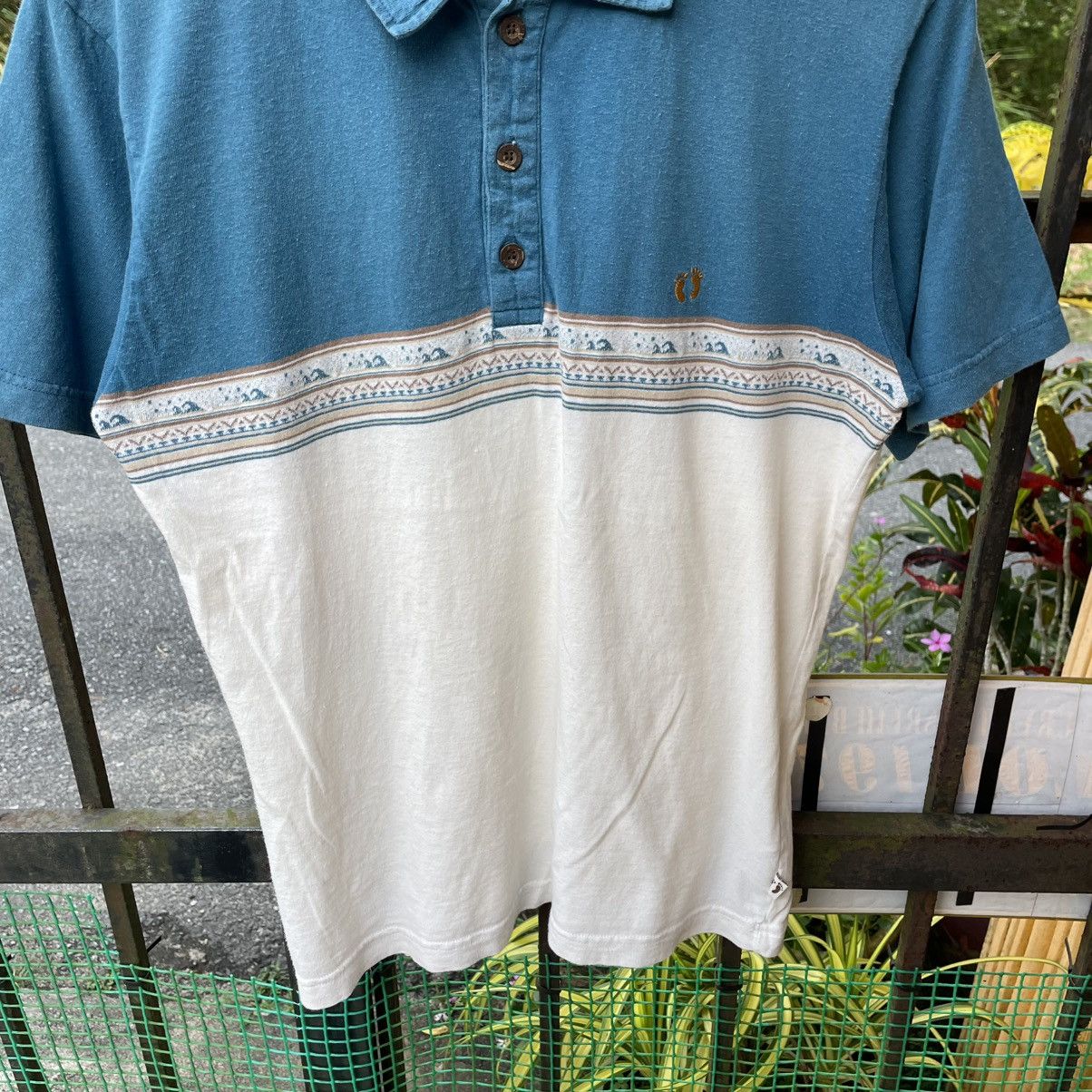 Hang Ten × Vintage 🔥Vintage Hang Ten Two Tone Surf Skate Polos Shirts Size US M / EU 48-50 / 2 - 5 Thumbnail