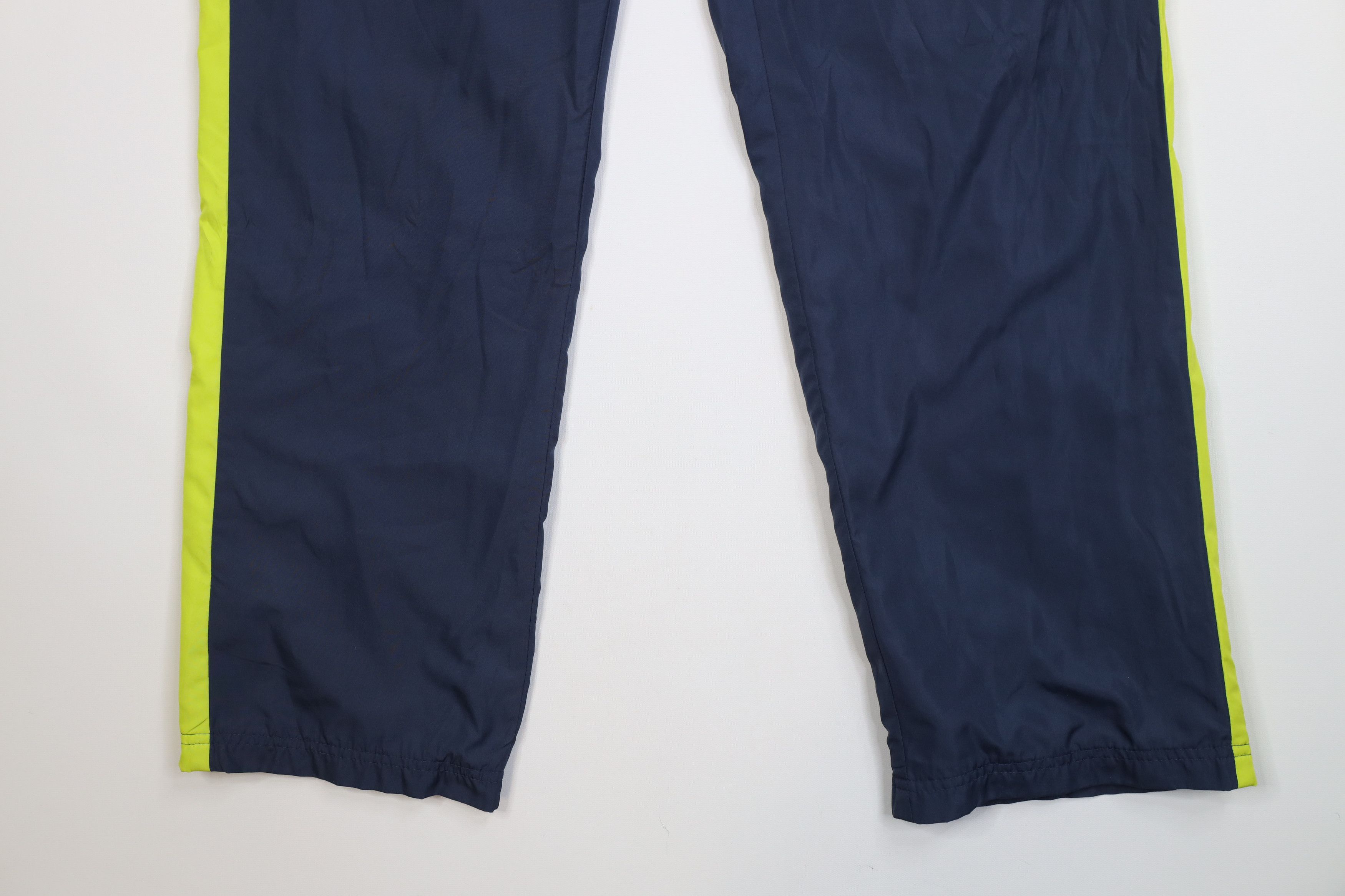 Fila Vintage 90s Y2K Fila Lined Wide Leg Windbreaker Pants Blue Size US 34 / EU 50 - 4 Thumbnail