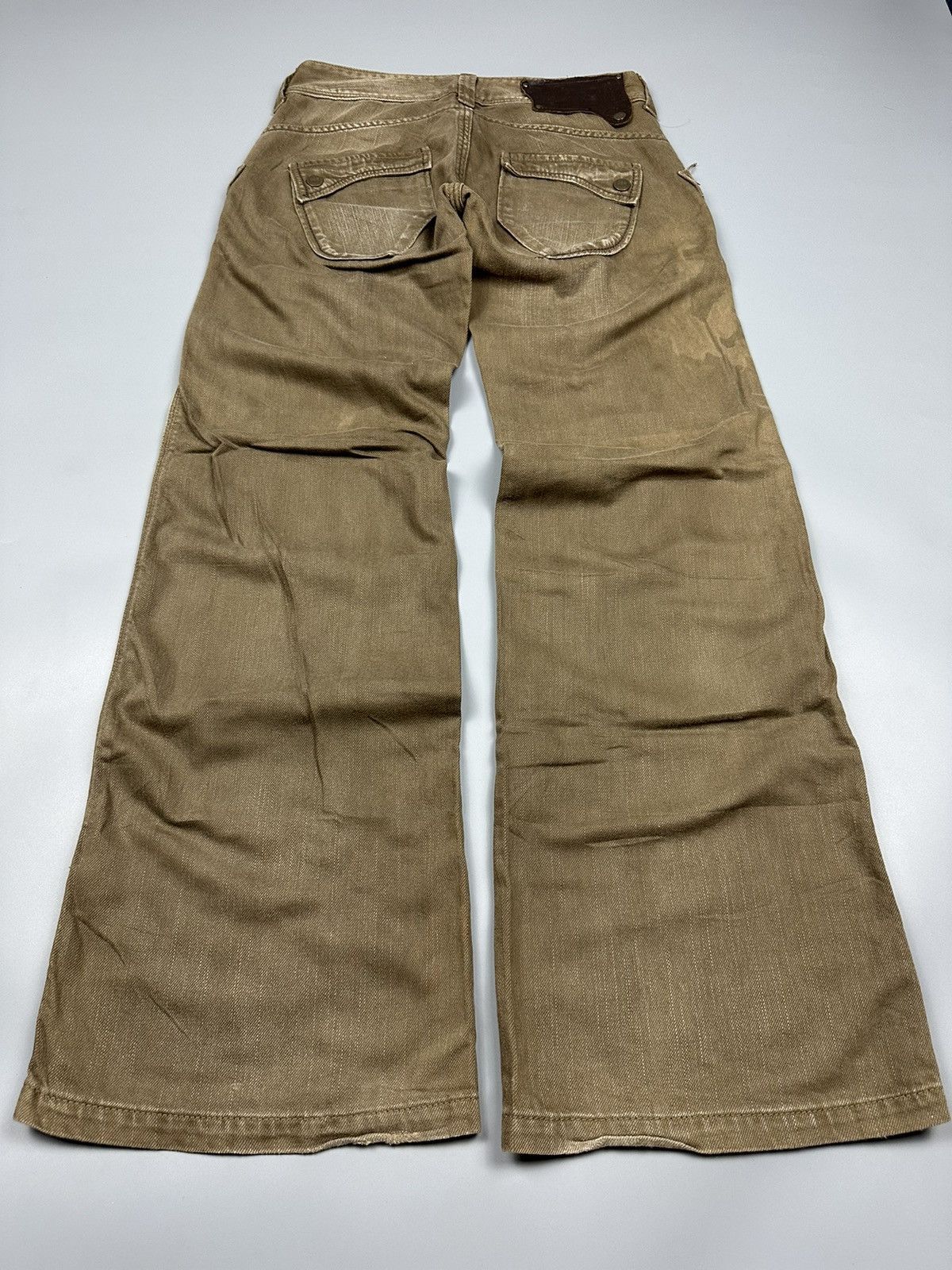 If Six Was Nine × Le Grande Bleu (L.G.B.) Vintage Japanese Queen’s Low Flare Jeans Size US 30 / EU 46 - 4 Thumbnail
