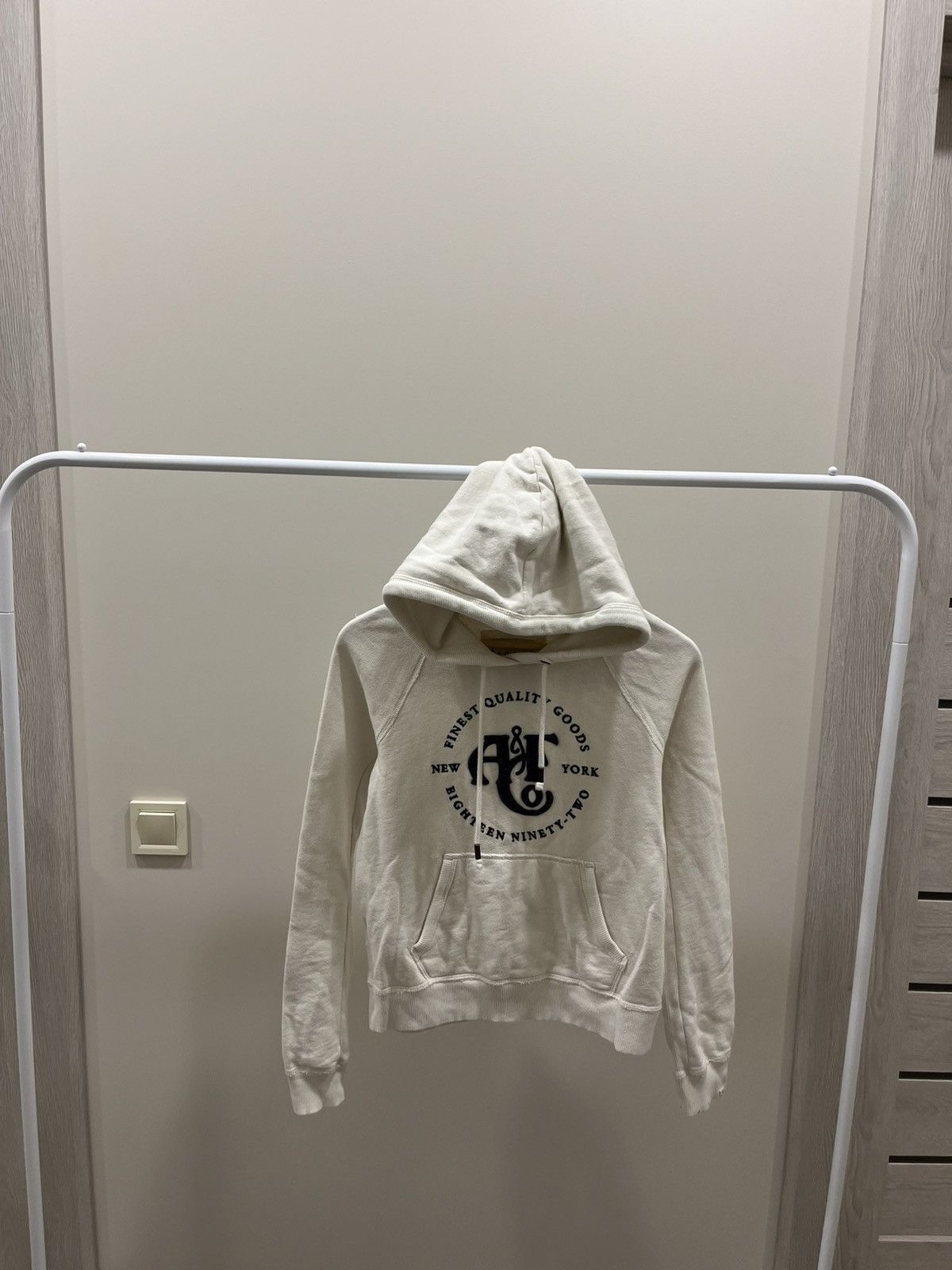 If Six Was Nine Abercrombie & Fitch Womens S White Hoodie Pullover Vintage Size S / US 4 / IT 40 - 1 Thumbnail