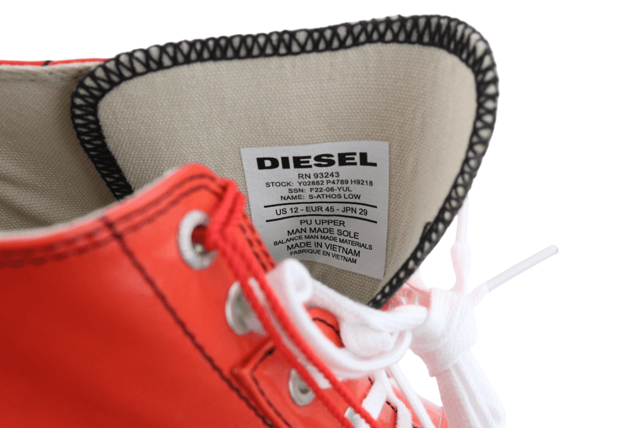 Diesel S-ATHOS LOW EU45 Red Coated 40575 Size US 12 / EU 45 - 11 Thumbnail