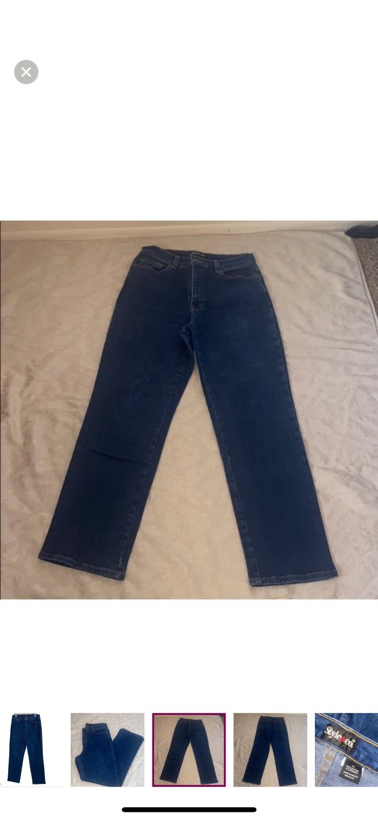 Style & Co Style & co straight legged jeans size 10 Size 32" / US 10 / IT 46 - 6 Thumbnail