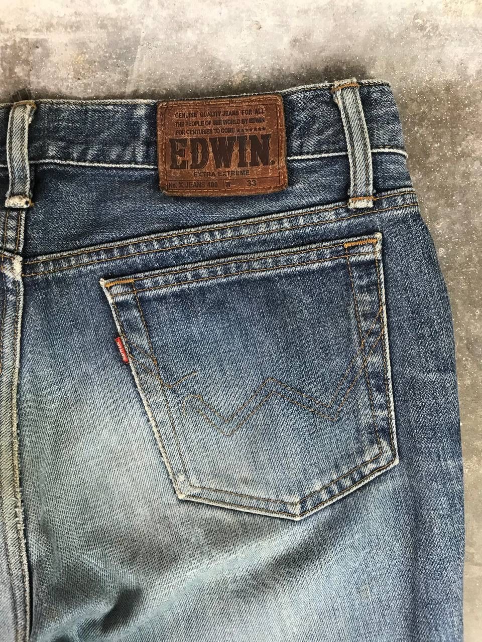 Edwin Vintage Edwin Flared Denim Rare Design Size US 34 / EU 50 - 6 Thumbnail