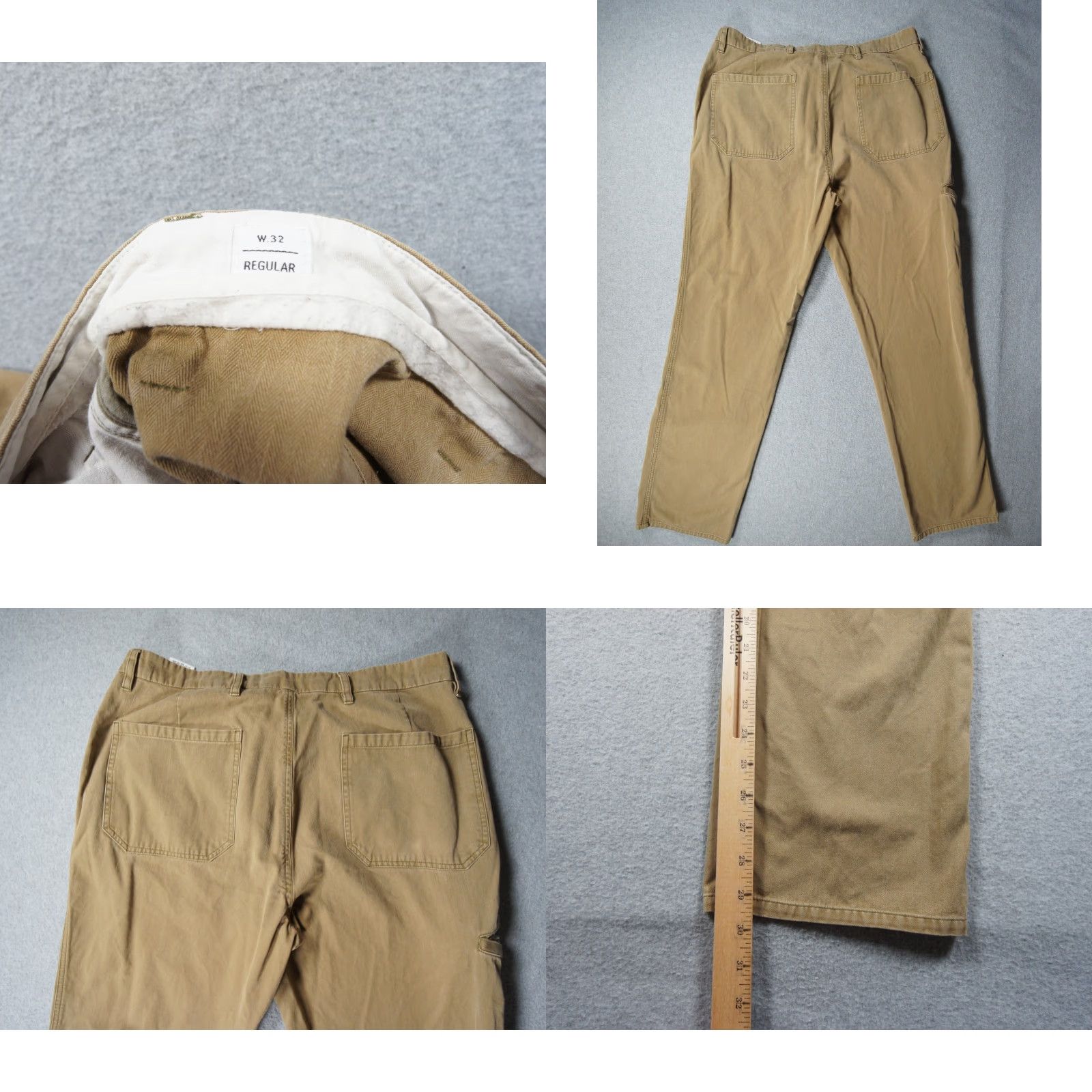 Norse Projects Norse Projects Pants Mens 32 Beige Khaki Chino Laurits Herringbone Cargo Casual Size US 32 / EU 48 - 8 Thumbnail