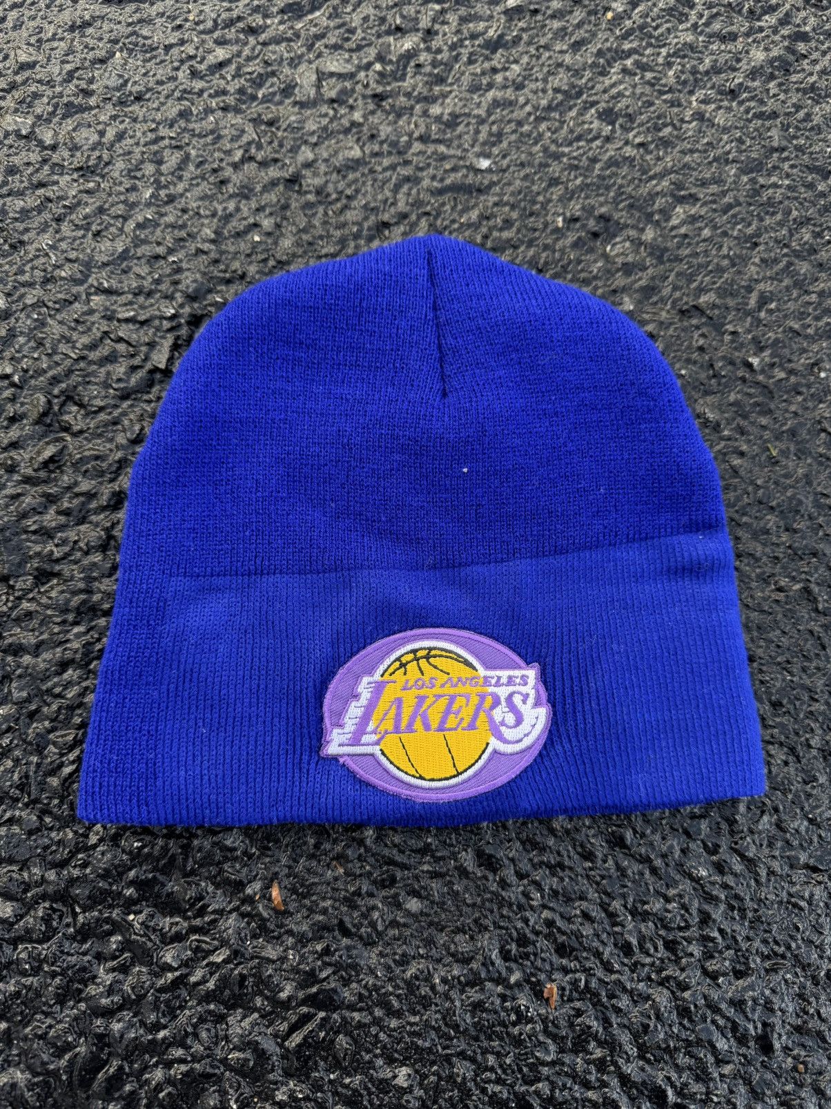 NBA × Sports Specialties × Vintage 2001 Los Angeles Lakers 90’s Vintage Kobe Era Beanie Hat Size ONE SIZE - 3 Thumbnail