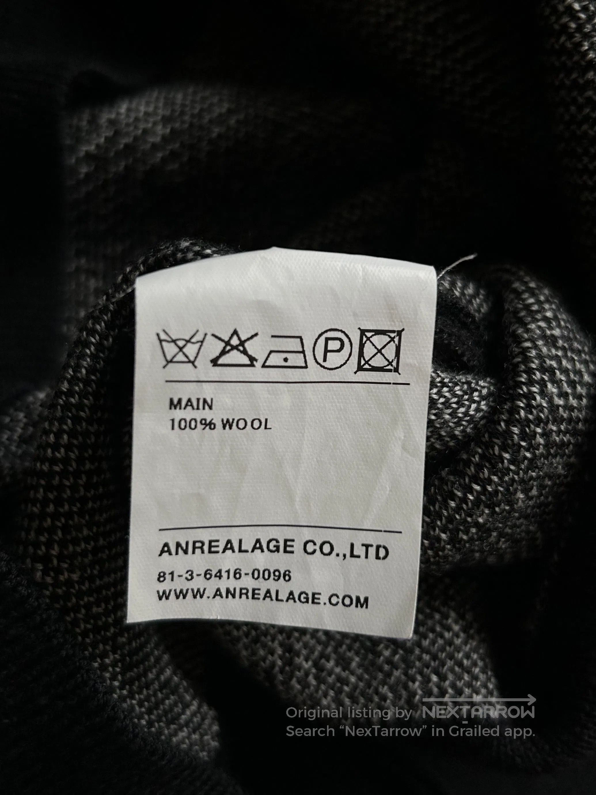 ANREALAGE anrealage 15AW Turtleneck Top. Size US M / EU 48-50 / 2 - 8 Thumbnail