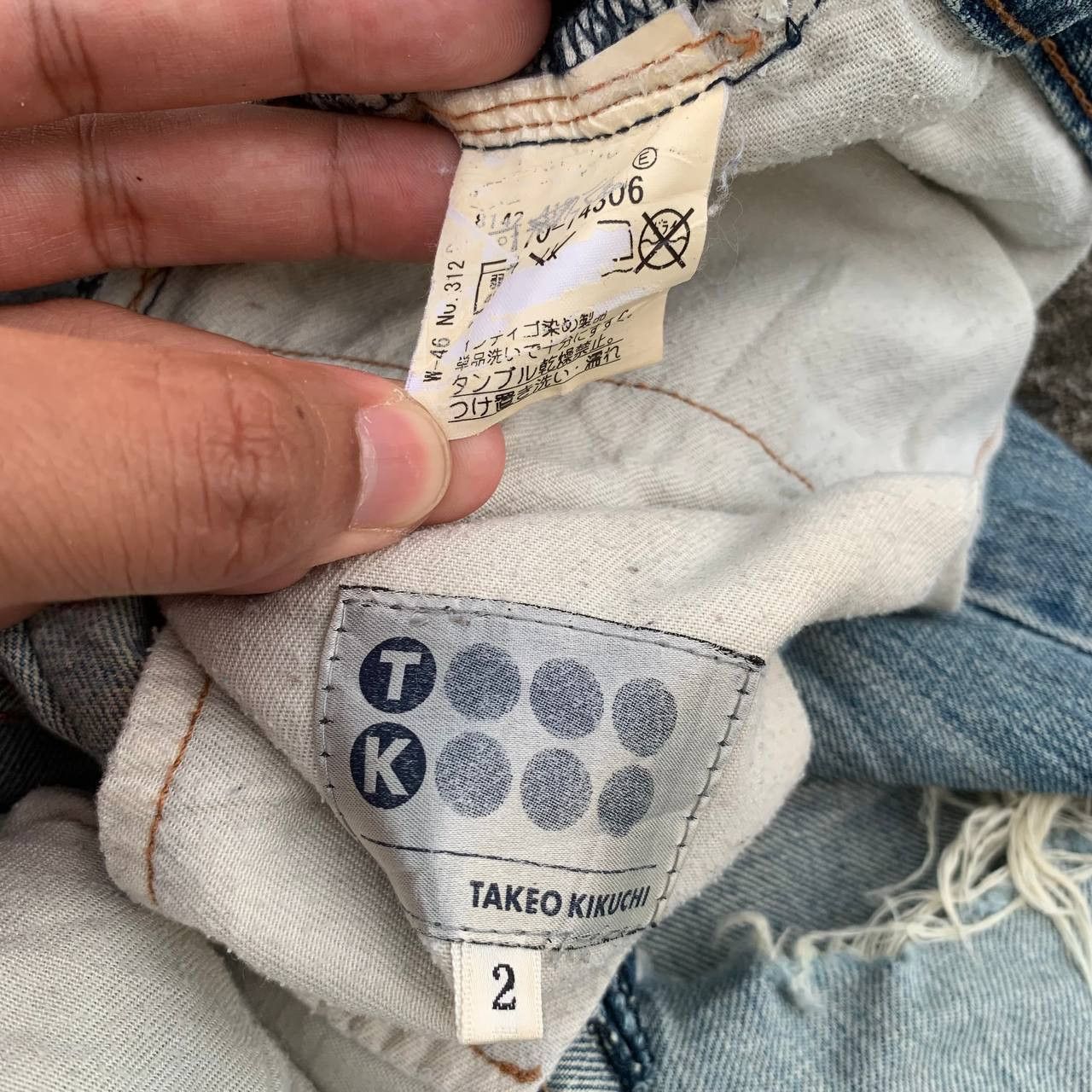 Takeo Kikuchi Takeo Kikuchi Jeans Light Blue Wash Denim Japanese Brand Size US 31 - 7 Thumbnail