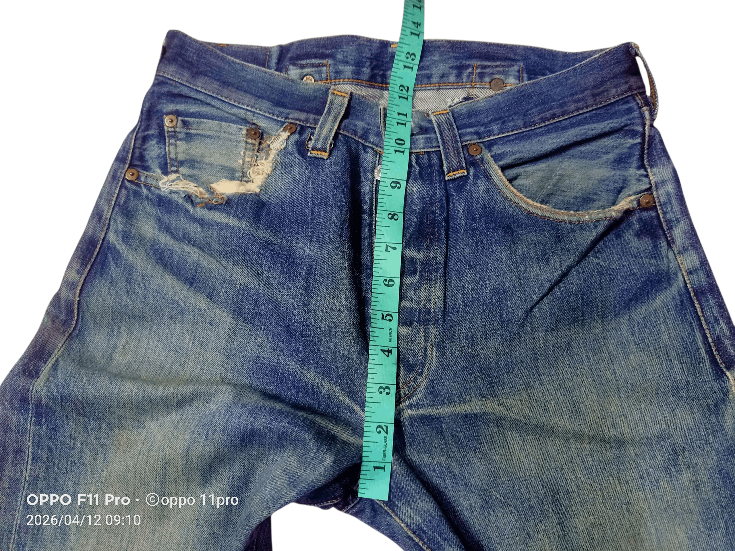 Levi's Vintage Clothing Levis💥 Vintage 201XX LVC BuckleBack Redselvedge 31X30💥 Size US 31 - 12 Thumbnail