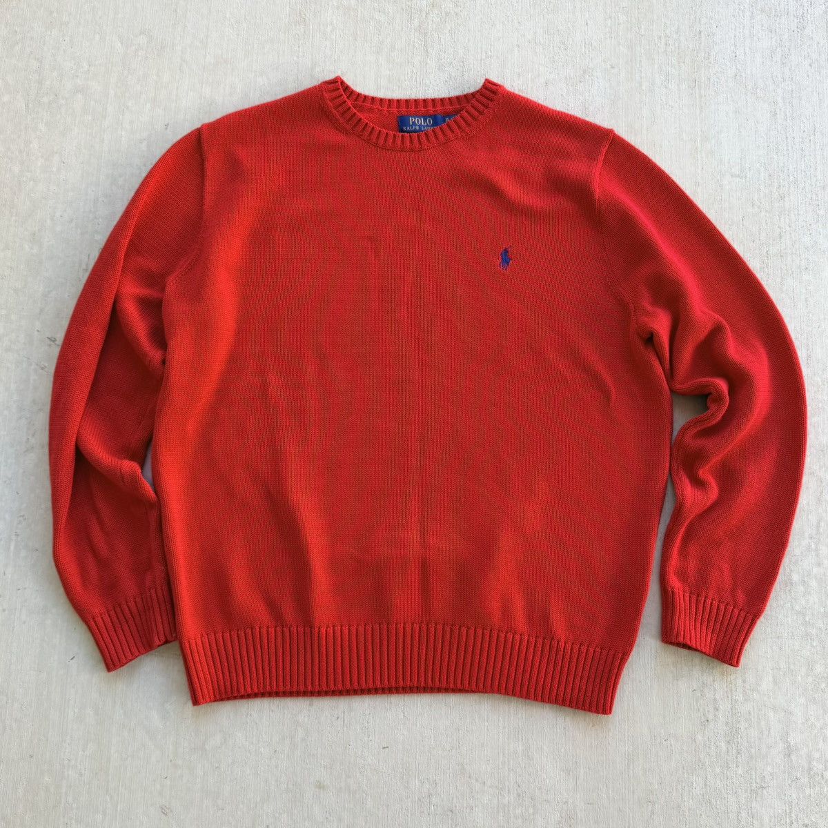 Polo Ralph Lauren Polo Ralph Lauren Sweater Crew Neck Pullover Knit Red Size US XL / EU 56 / 4 - 1 Thumbnail