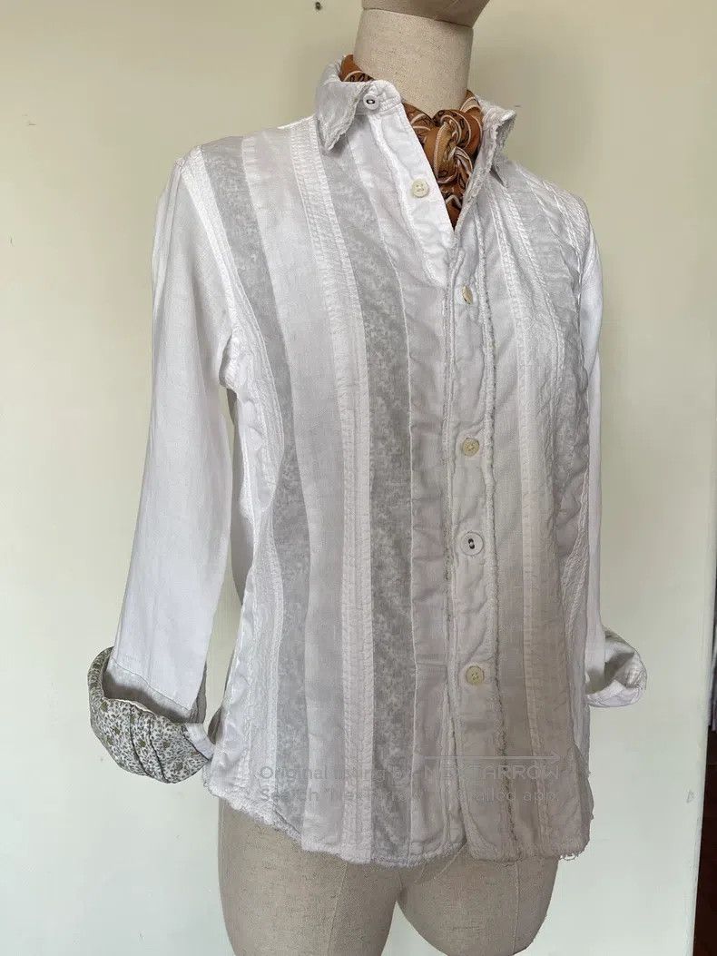 Kapital Kapital Skull button cotton and linen stitching shirt Size S / US 4 / IT 40 - 1 Thumbnail