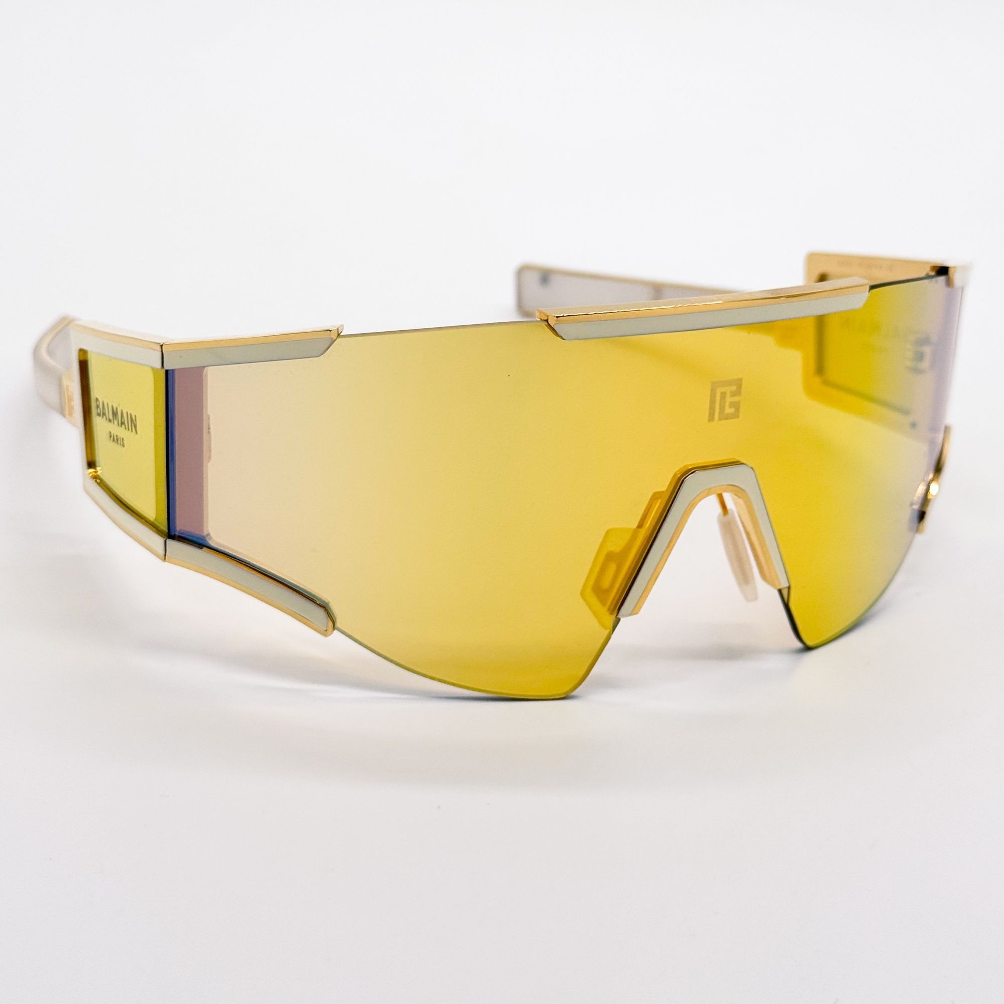 Balmain NEW BALMAIN SUNGLASSES BPS-138B GOLD UNISEX EYEWEAR BALMAIN Size ONE SIZE - 6 Thumbnail