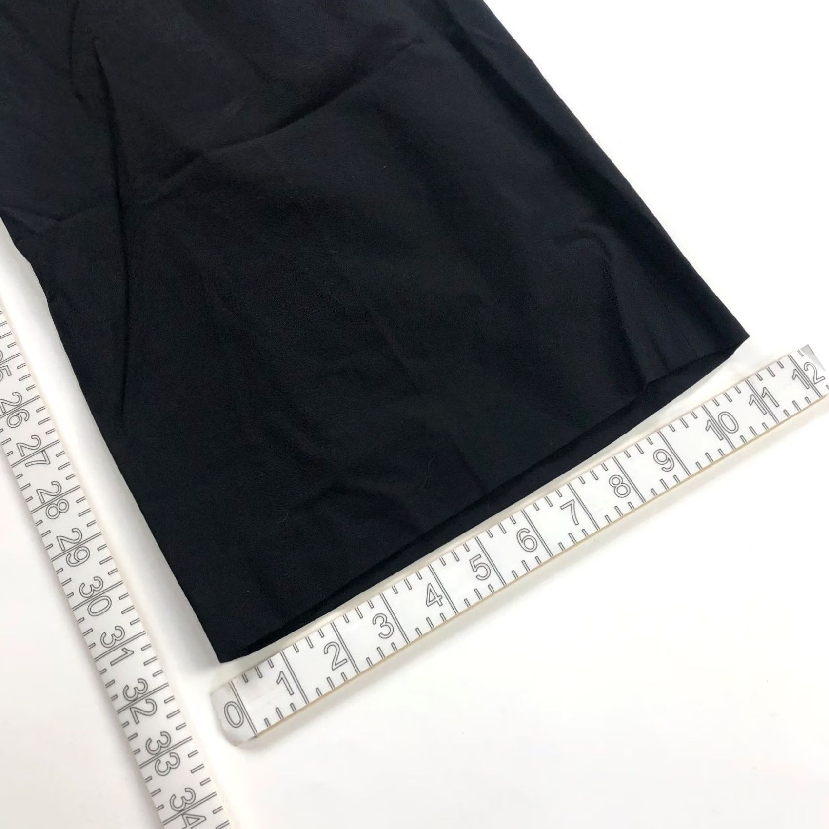 Ann Taylor Ann Taylor Pants Black Rayon High Rise Wide Leg Flare 14 36W 32L Modern Dress Pants Womens Size 36" / US 14 / IT 50 - 5 Thumbnail