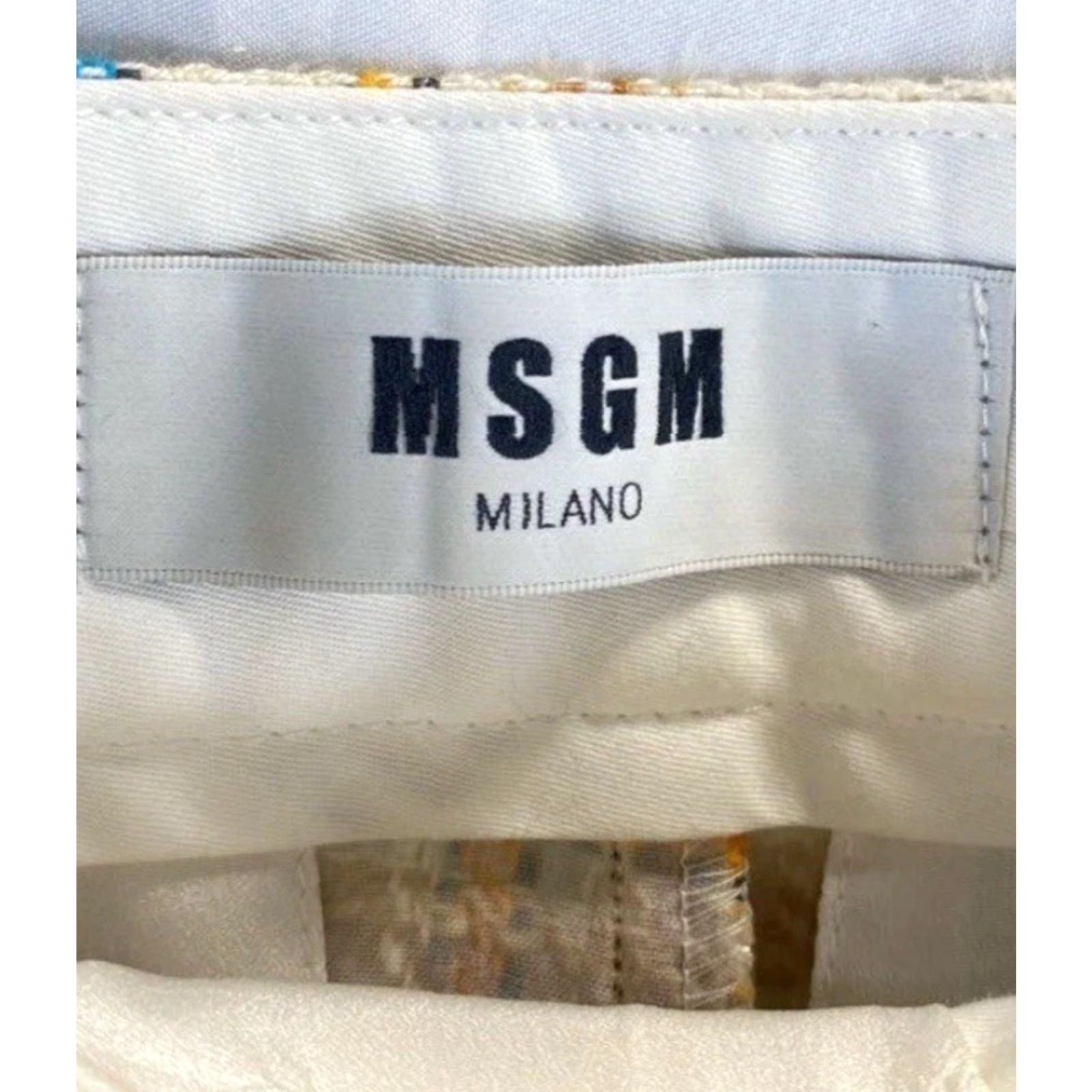 MSGM MSGM Milano Women Pants Beige Multicolor Plaid Stripe Dress Pants 42 US 14 Mens, Womens Size 28" / US 6 / IT 42 - 5 Thumbnail