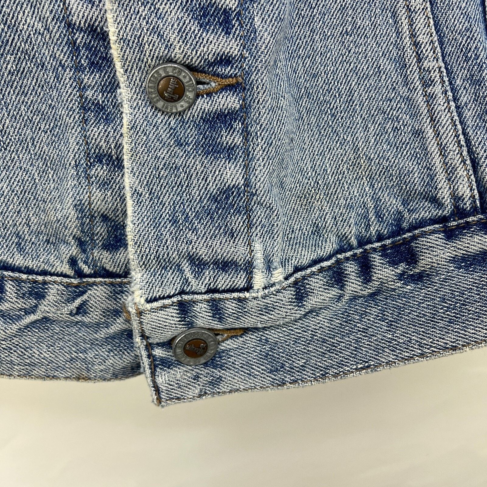 Levi's × Vintage Vintage 90s Levis Silver Tab Denim Vest Jacket Medium Size US M / EU 48-50 / 2 - 7 Thumbnail