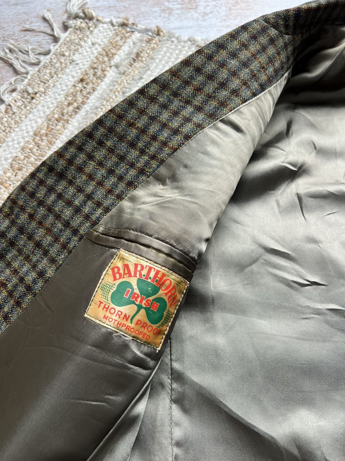 Vintage Barthorn vintage Irish tweed checked blazer jacket Size US M / EU 48-50 / 2 - 5 Thumbnail