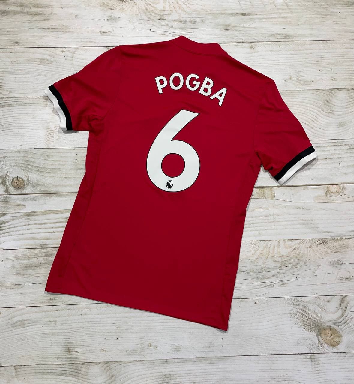Adidas Adidas Manchester United 2017 2018 Paul Pogba #6 Home Shirt Size US S / EU 44-46 / 1 - 1 Thumbnail