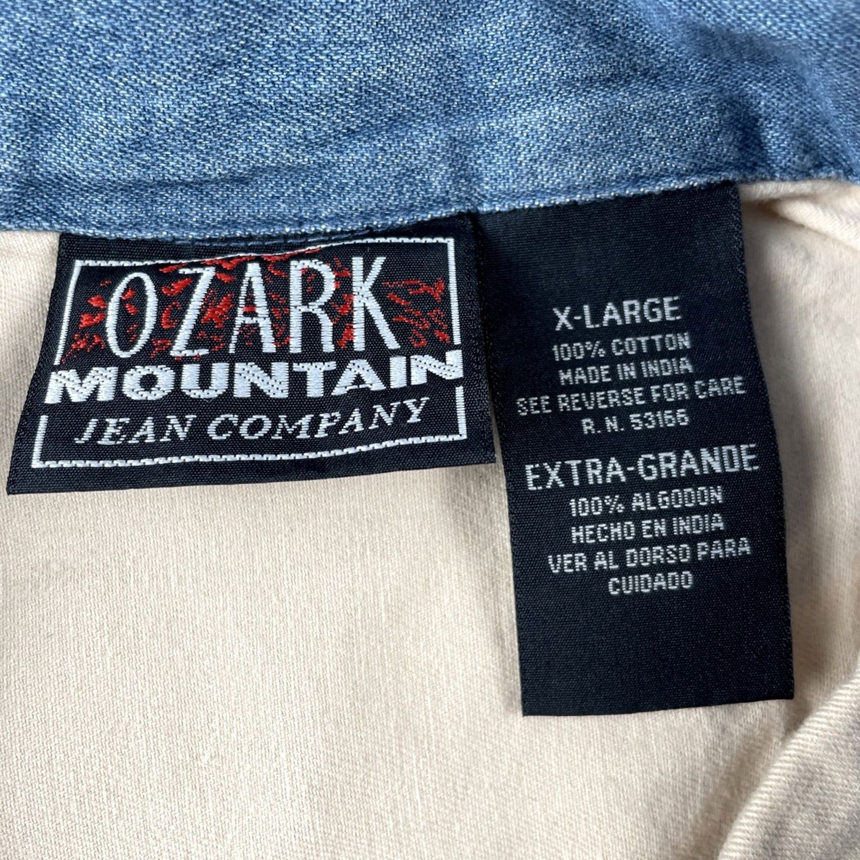 Vintage VINTAGE Ozark Mountain Jean Company Womens XL Button-Up Embroidered Western Shirt Size XL / US 12-14 / IT 48-50 - 3 Thumbnail