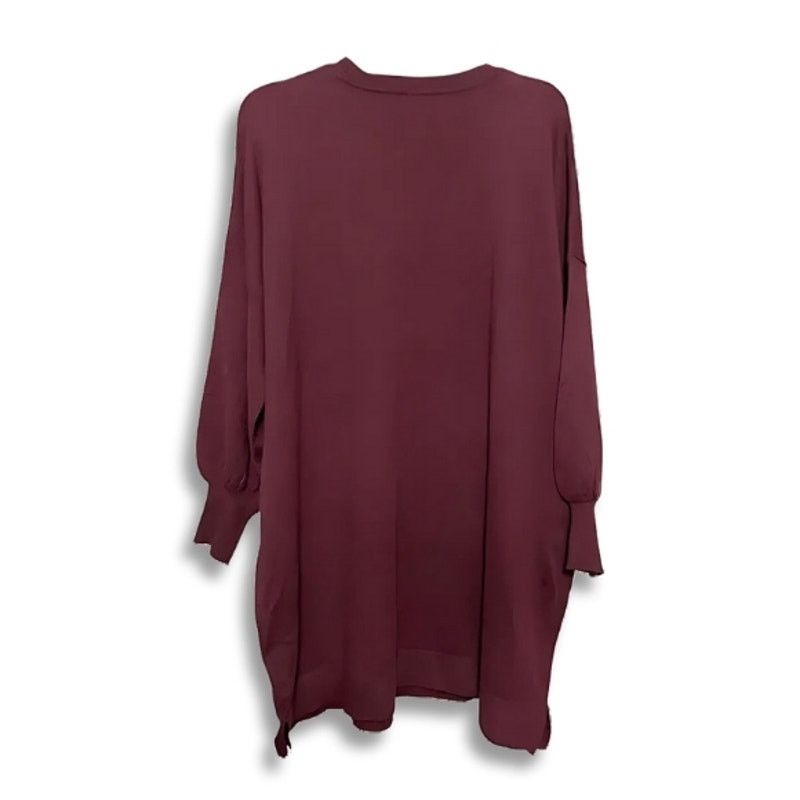 BB Dakota Sweater Dress Crew Neckline Red Women\'s S NWOT
