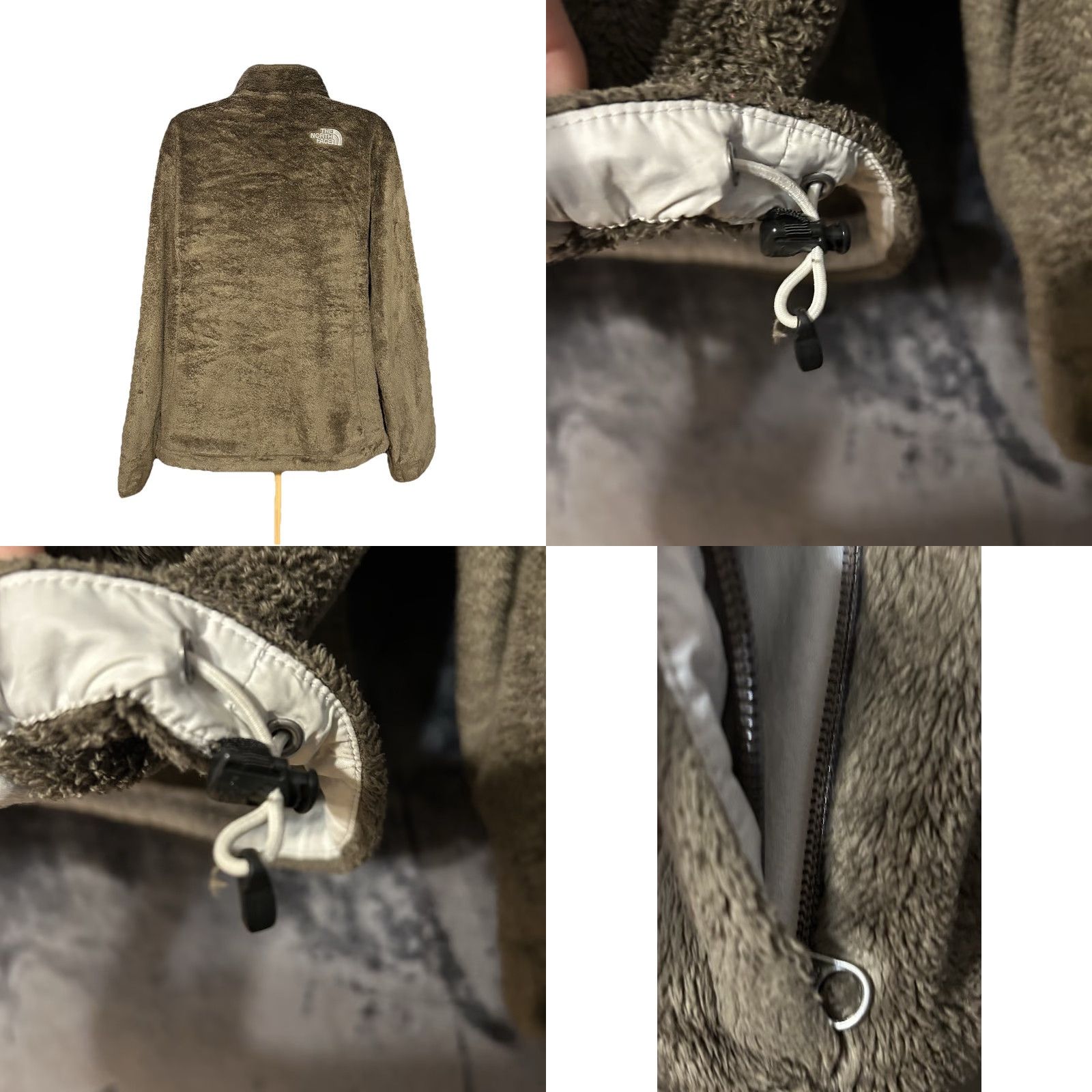 The North Face The North Face Full Zip Fleece Jacket Women Large Brown Tone Pockets Mock Neck Shirt - Mens Womens Girls Boys Size L / US 10 / IT 46 - 8 Thumbnail