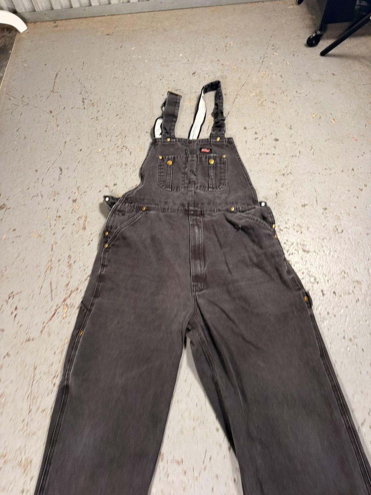 Dickies Perfectly Distressed Dickies Denim Overalls Size US 34 / EU 50 - 2 Thumbnail