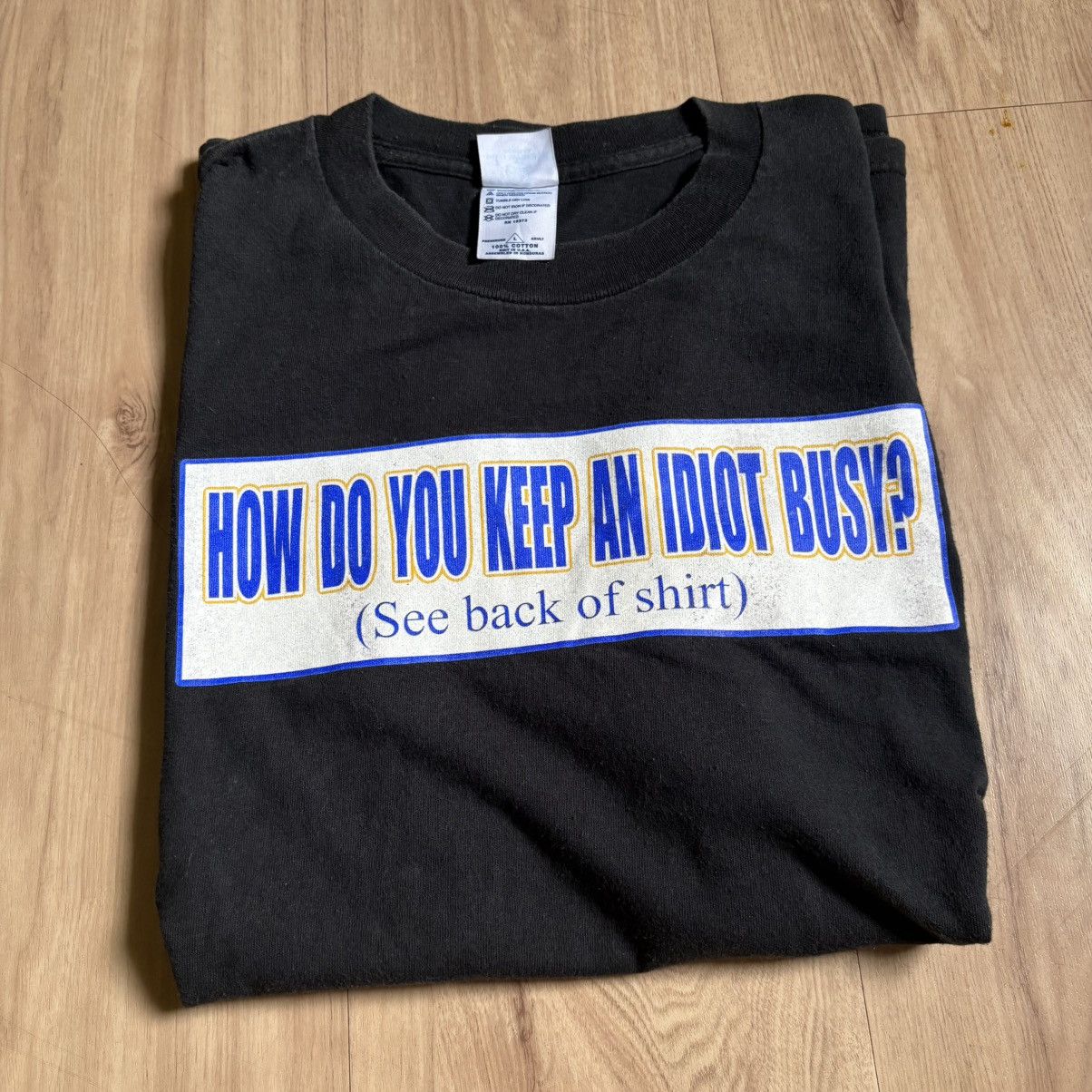 Vintage BUNDLE DEAL VINTAGE WORDING/HUMOR/STATEMENT TEE Size US L / EU 52-54 / 3 - 3 Thumbnail