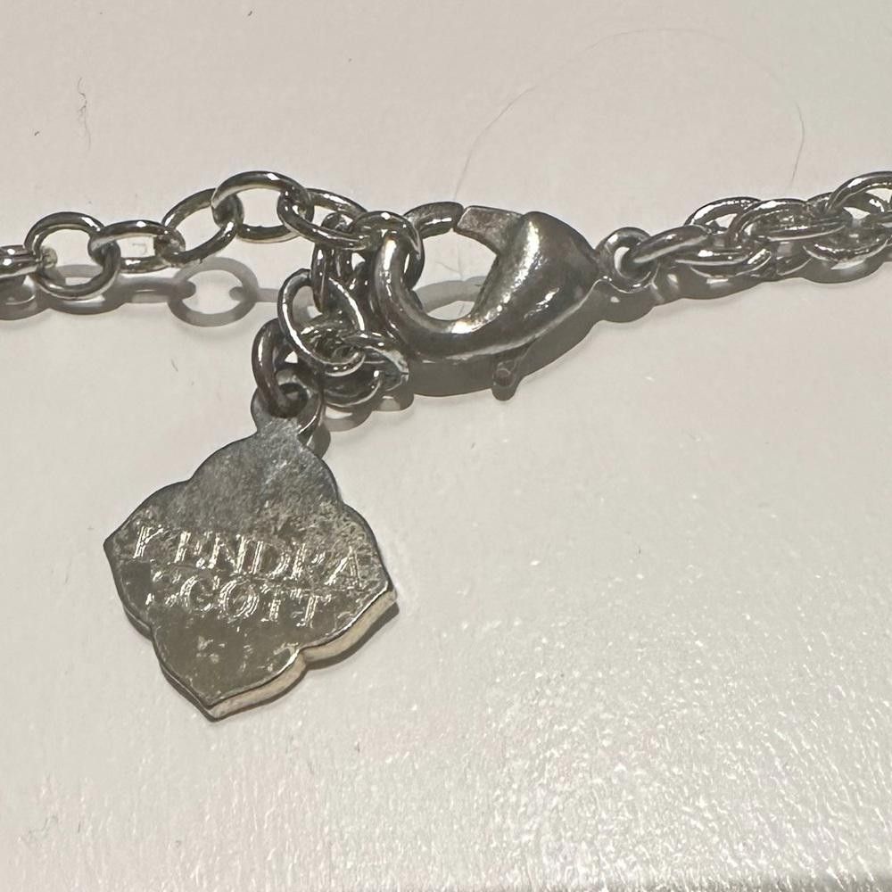 Designer Kendra Scott Rayne Slate Cat’s Eye Pendant Long Necklace Size ONE SIZE - 6 Thumbnail