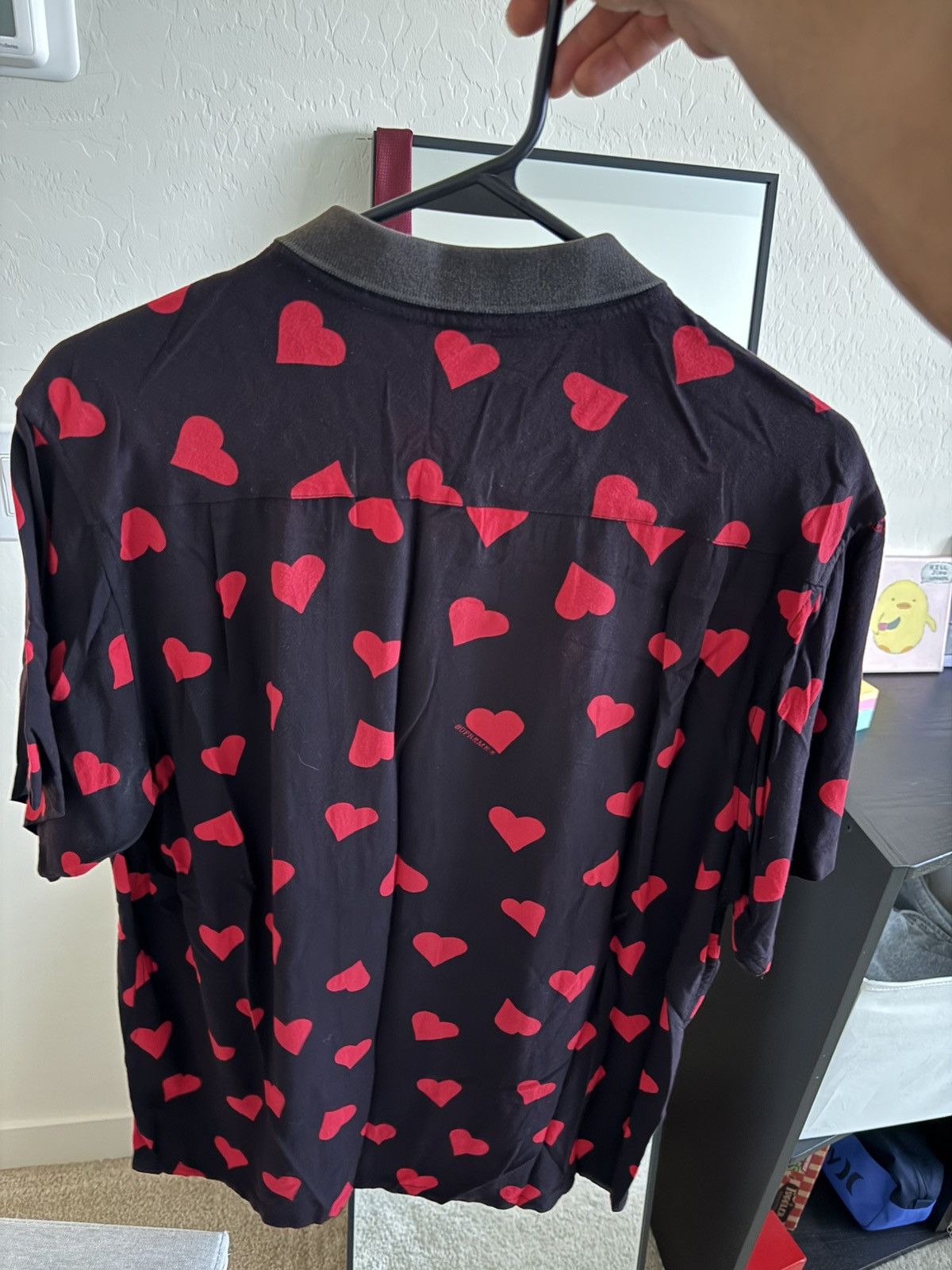 Supreme Supreme Hearts Rayon Shirt Size US M / EU 48-50 / 2 - 3 Thumbnail