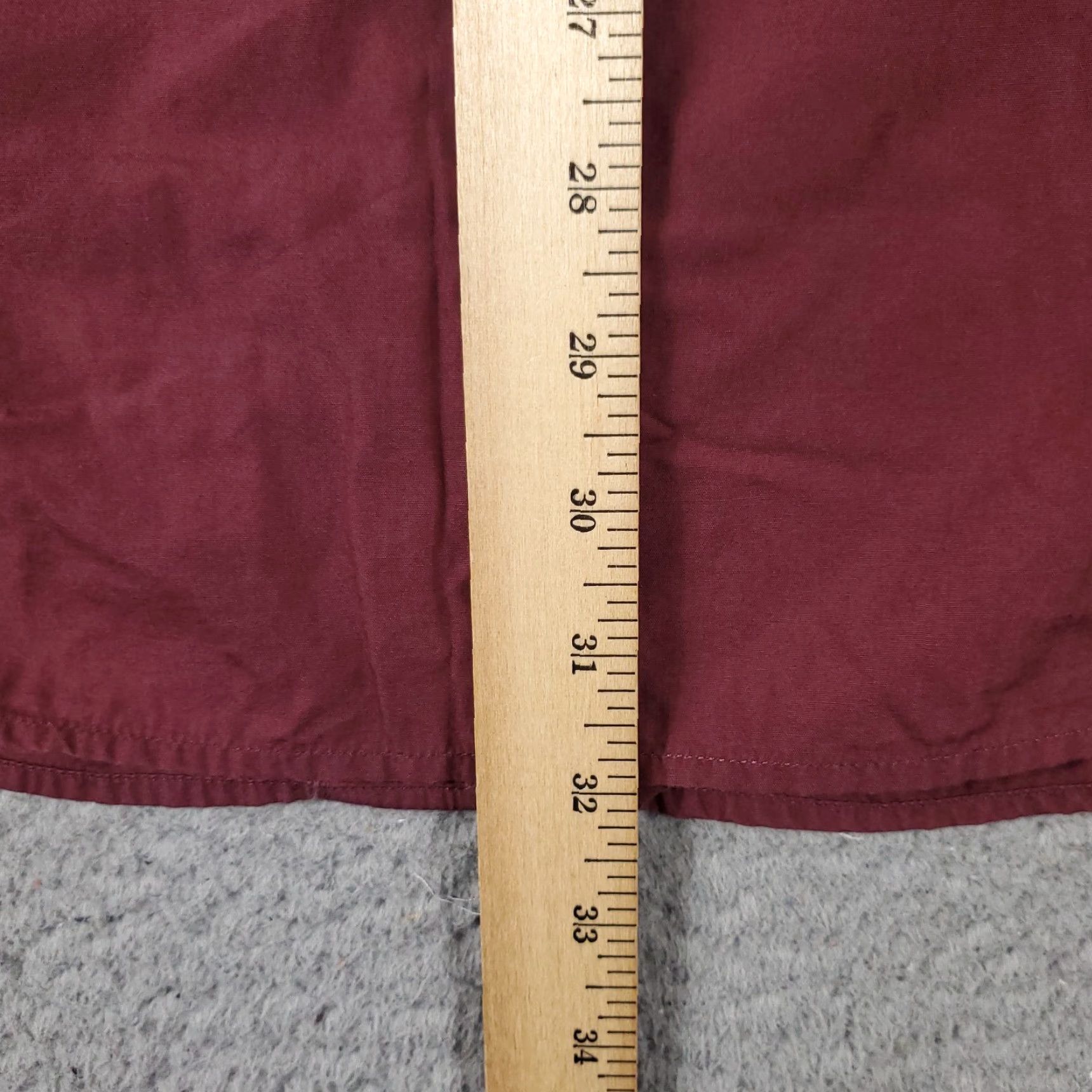 Nautica Nautica Dress Shirt Mens Size 16.5 Red Long Sleeve Button Up Collared 100% Cotton Vintage? No Style: Preppy Classic Modern Workwear Mens Size 42R - 4 Thumbnail