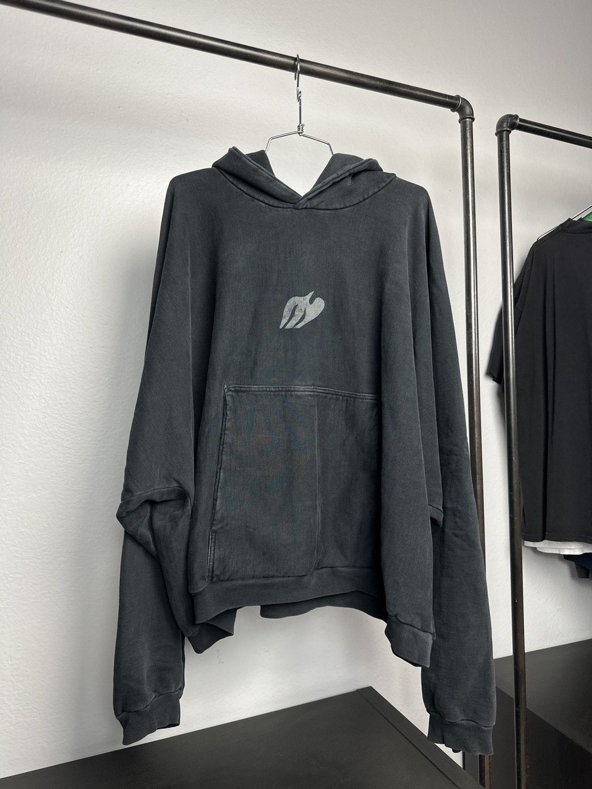 Image of Yzy Yeezy Gap Donda Dove Hoodie in Black, Men's (Size XL)