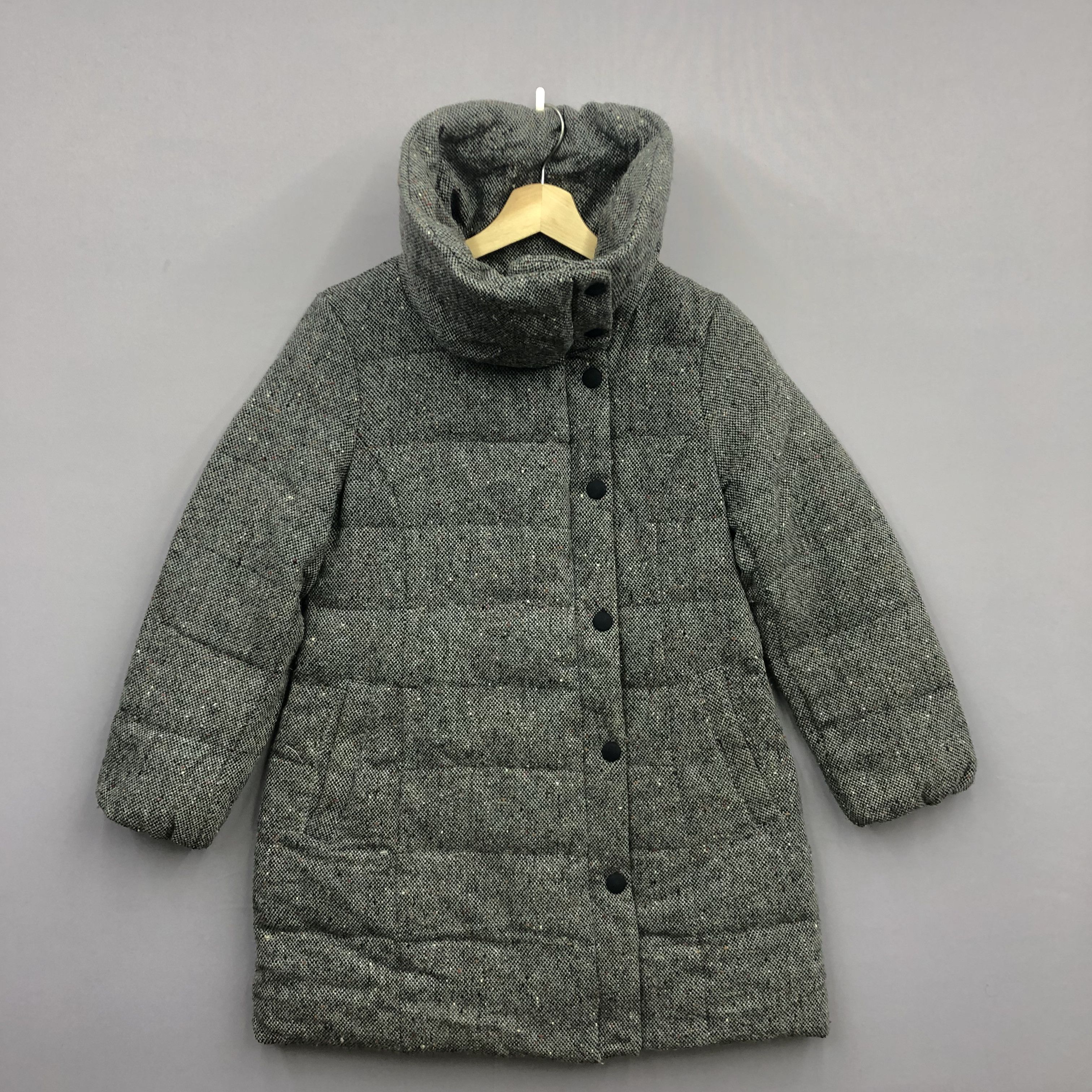 Japanese Brand × Vintage Vintage 90s Kumikyoku Turtleneck Quilted Puffer Jacket Size S / US 4 / IT 40 - 2 Thumbnail