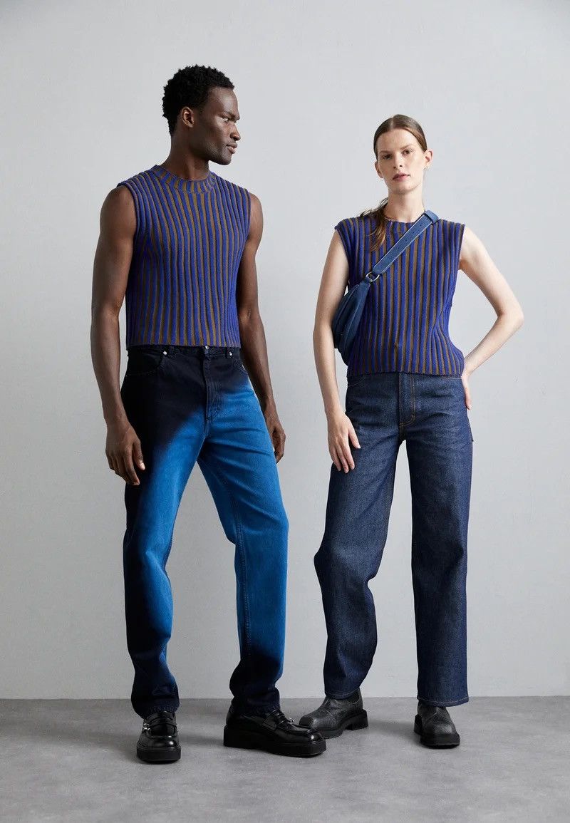 Eckhaus Latta !DS! SS23 Eckhaus Latta Moon Wash Blue Denim Pants Size US 32 / EU 48 - 3 Thumbnail