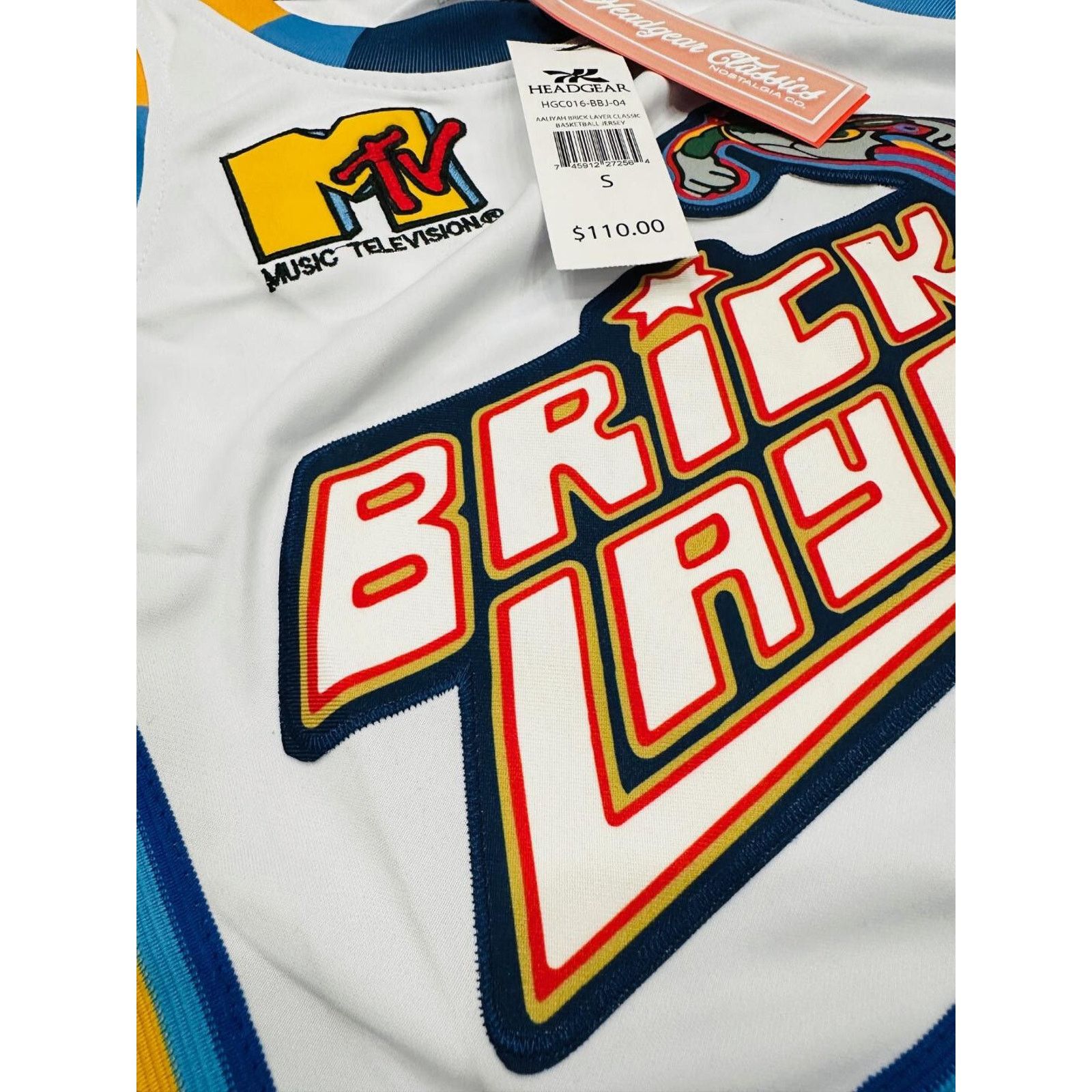 Other Aaliyah MTV Bricklayers Headgear Classics Basketball Jersey Size US XXL / EU 58 / 5 - 4 Thumbnail