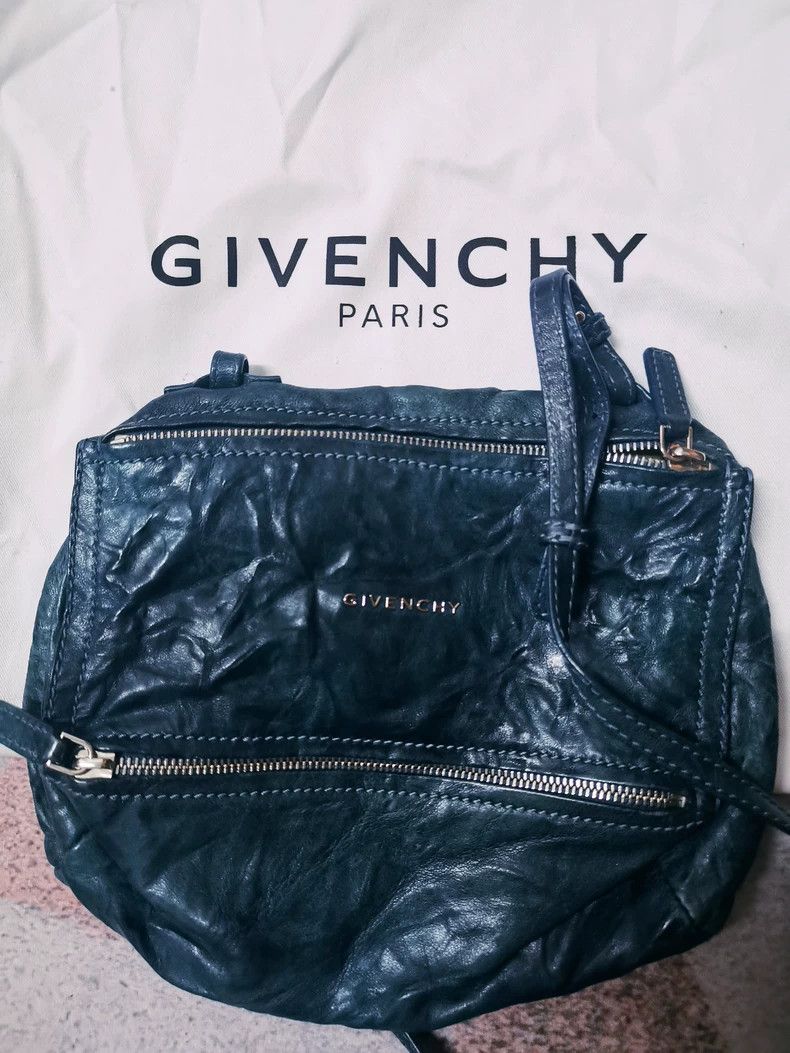 Givenchy Givenchy Pandora Mini Crossbody Bag Crinkled Sheepskin Den Size ONE SIZE - 3 Thumbnail