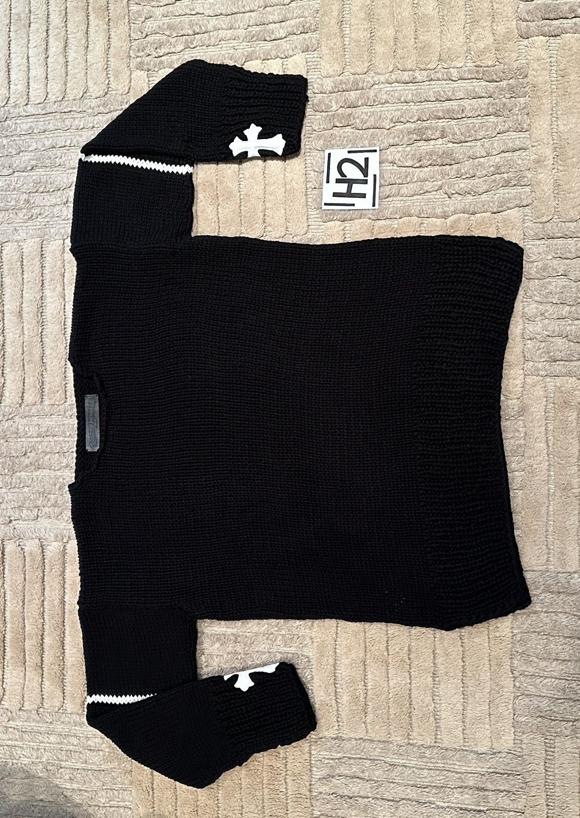 Chrome Hearts Chrome hearts rare 1/3 cashmere 2023 sweater Size US XL / EU 56 / 4 - 11 Thumbnail