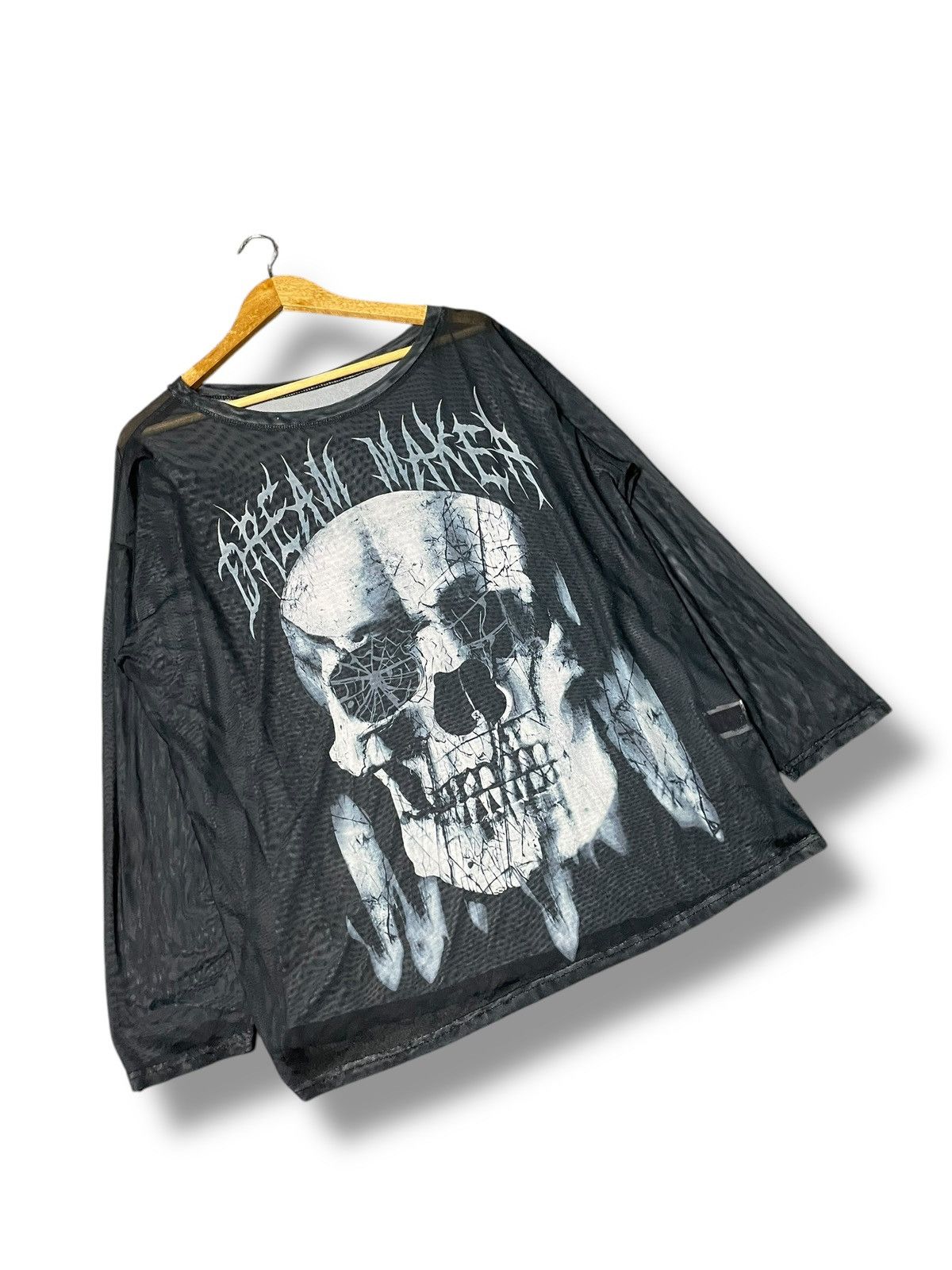 Other ROMWE Dream Maker Punk Skull Graphic Mesh Top (76) Size US M / EU 48-50 / 2 - 3 Thumbnail